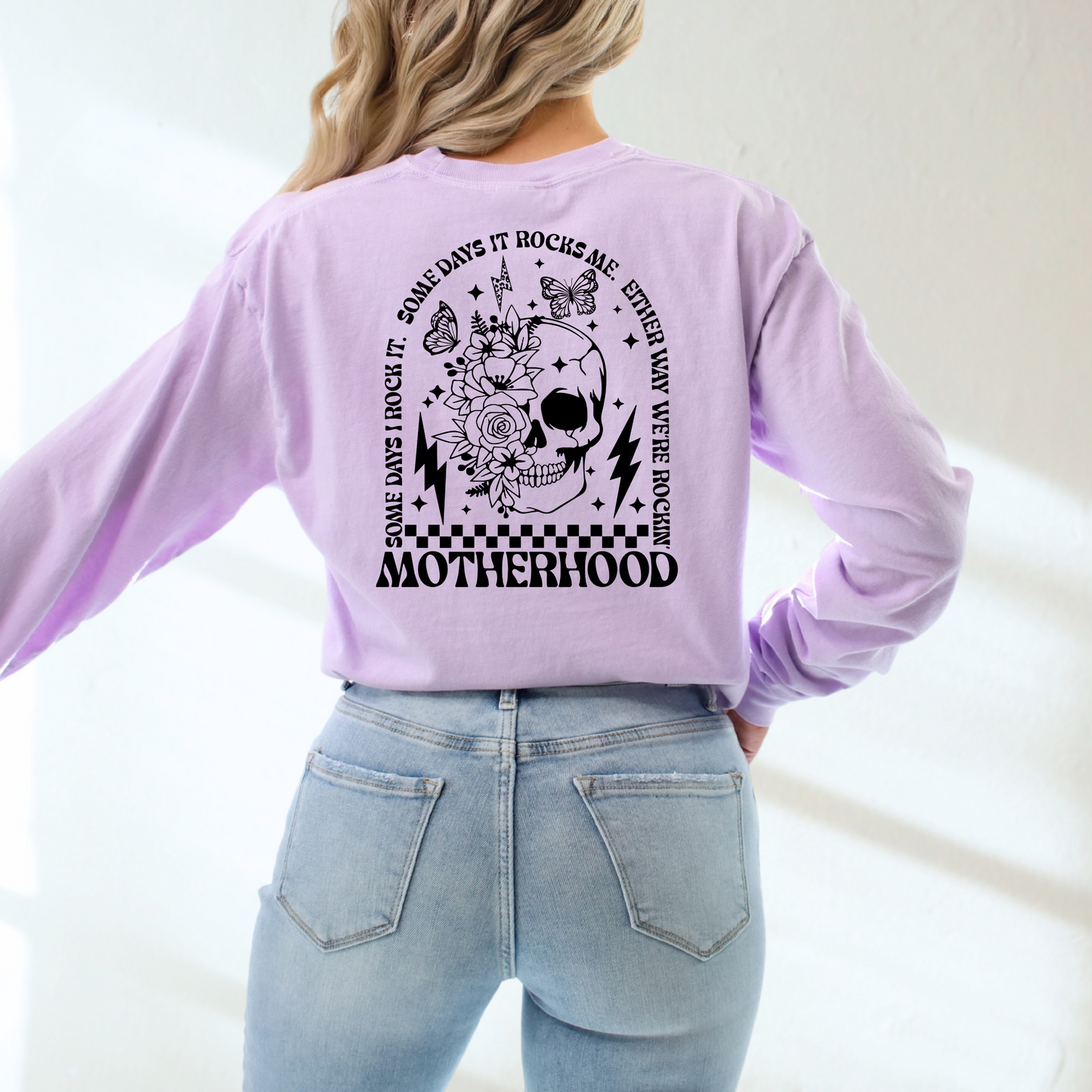 Rocking Motherhood Comfort Colors Sweater