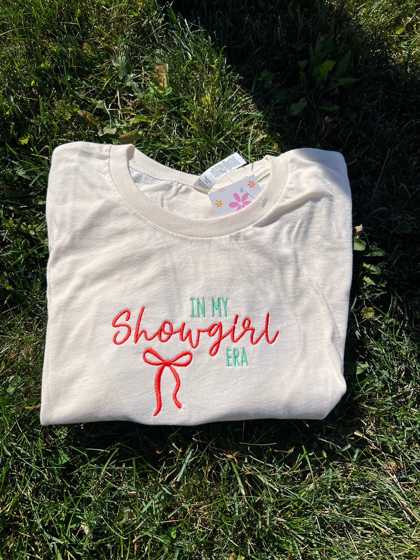 In my Showgirl Era Embroidered T-shirt