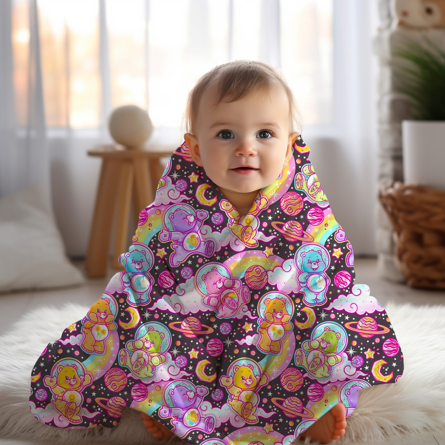 Personalized Care Bear Blanket