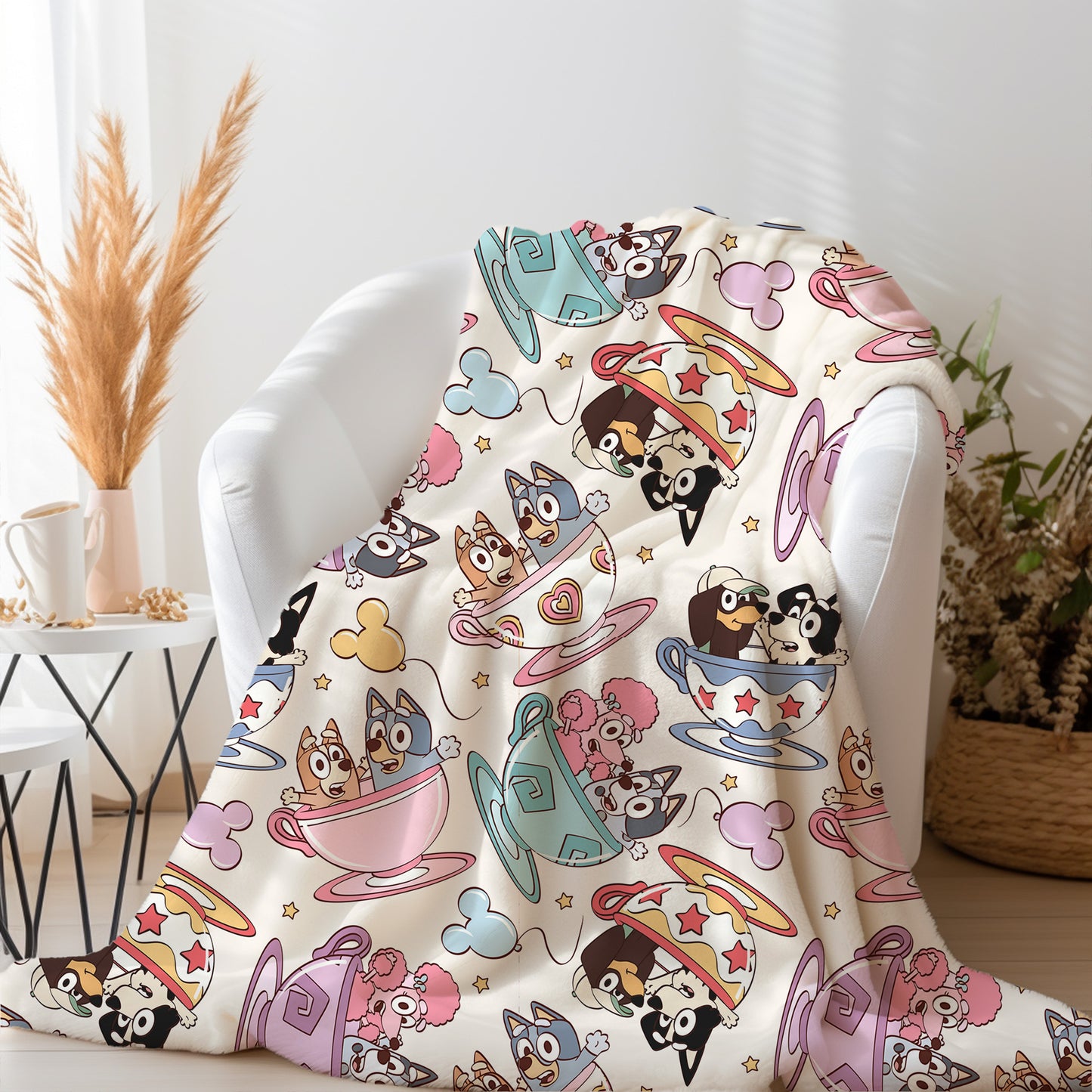 Personalized Bluey Blanket