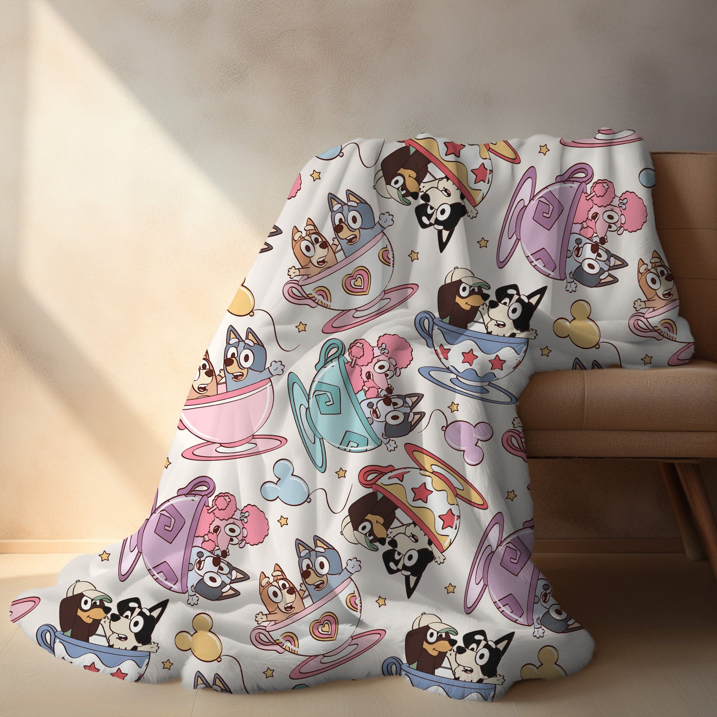 Personalized Bluey Blanket