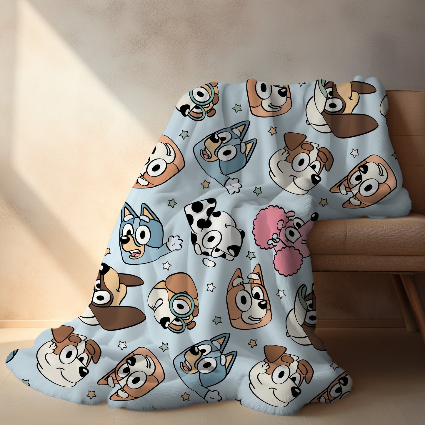Personalized Bluey Blanket