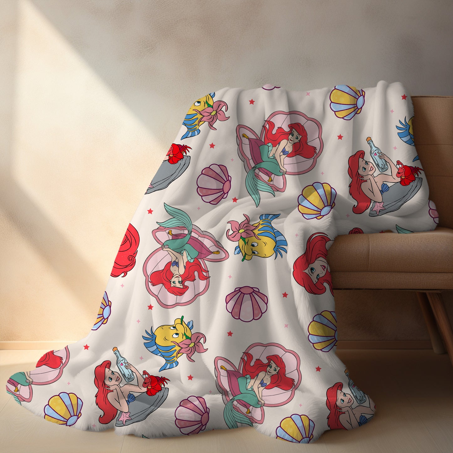 Personalized Little Mermaid Blanket