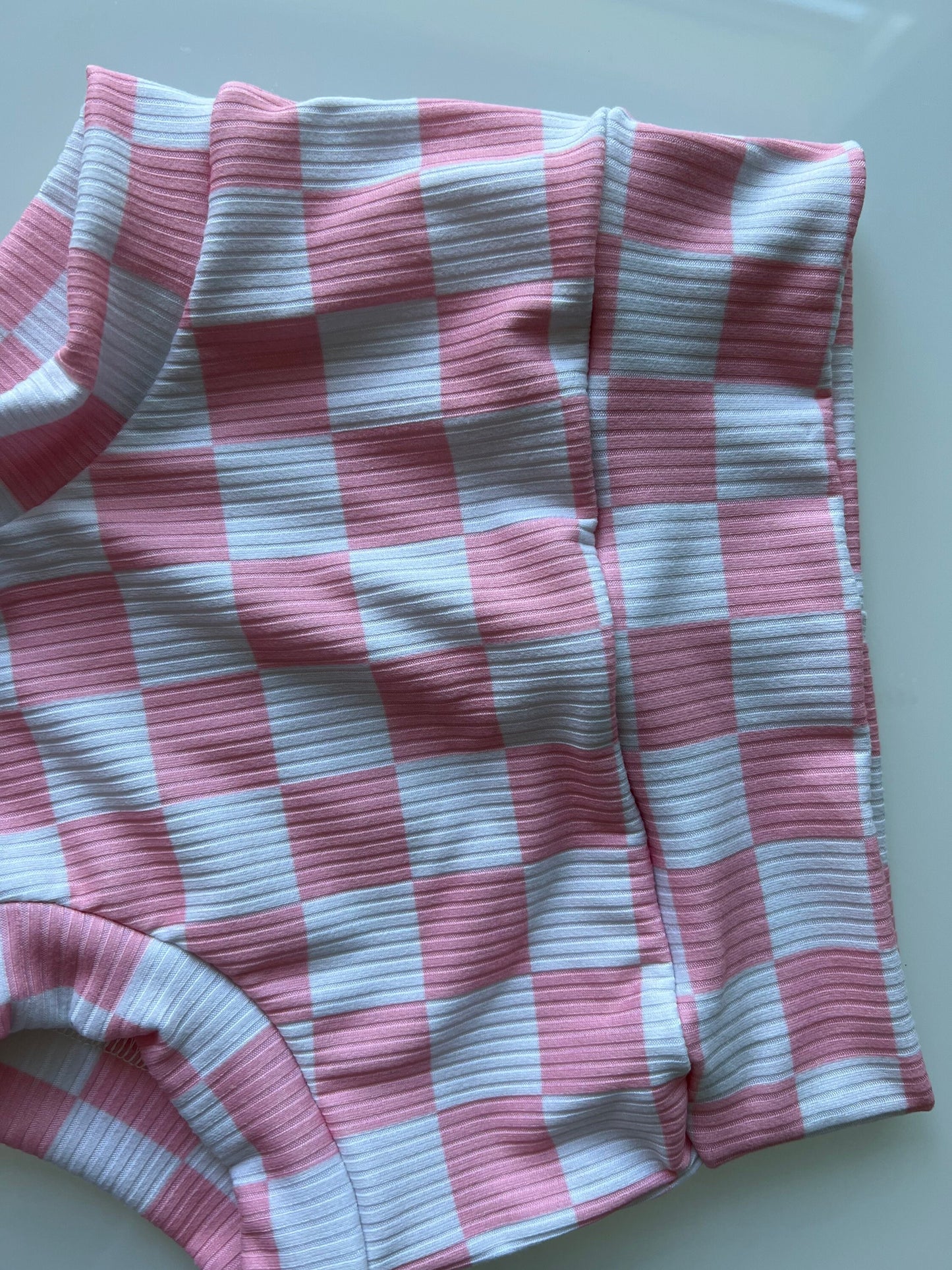 Pink Checkered Baby and Kids Shorts
