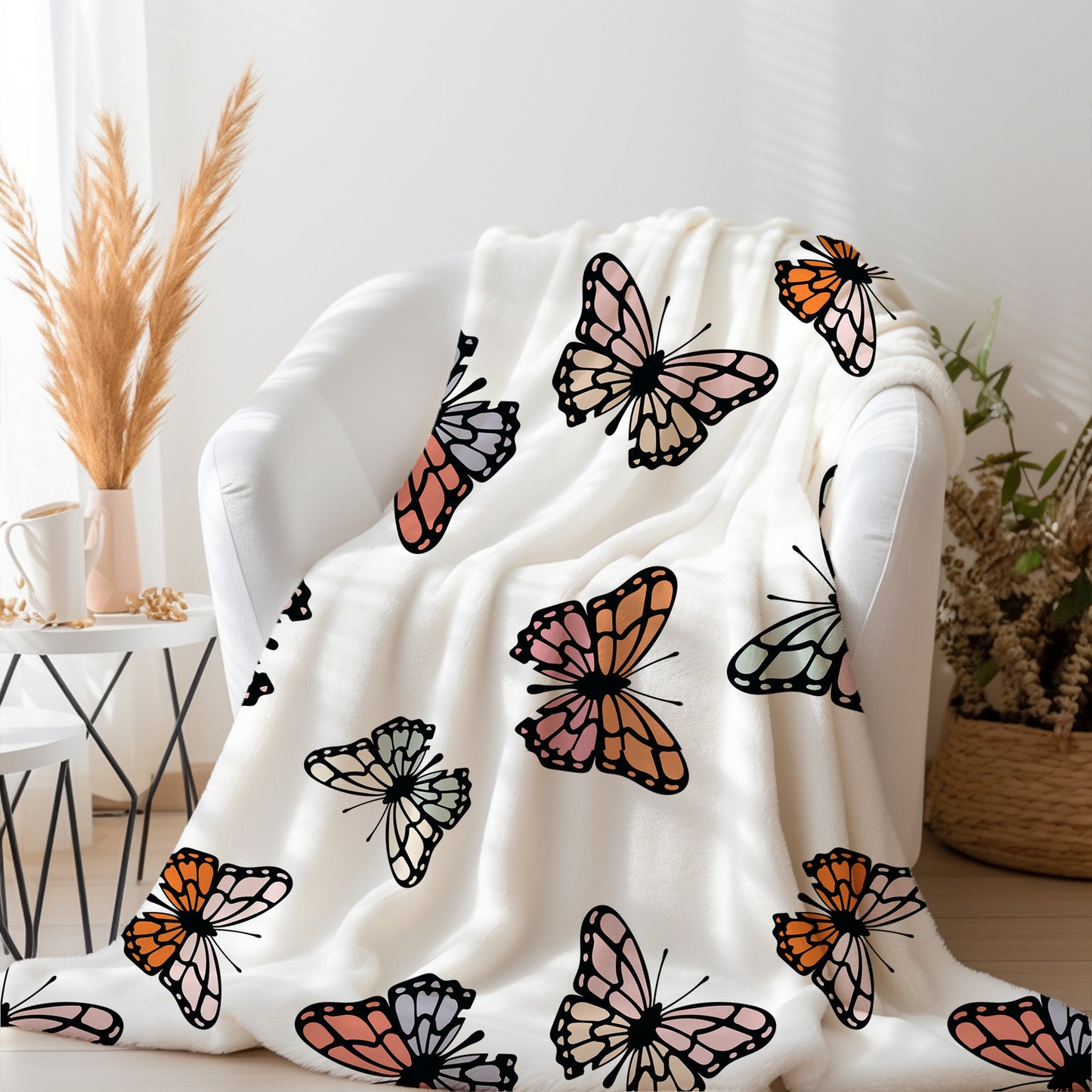 Personalized Butterfly Blanket