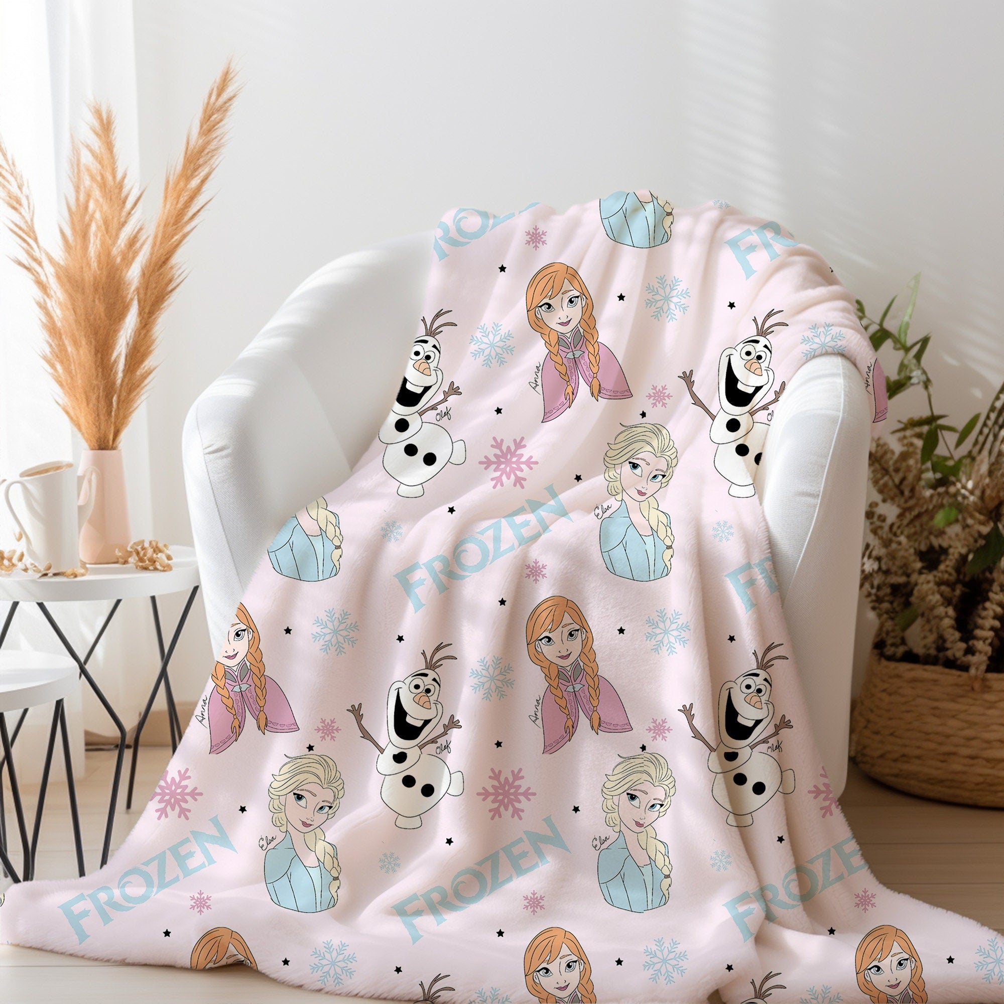 Personalized Disney Frozen Blanket