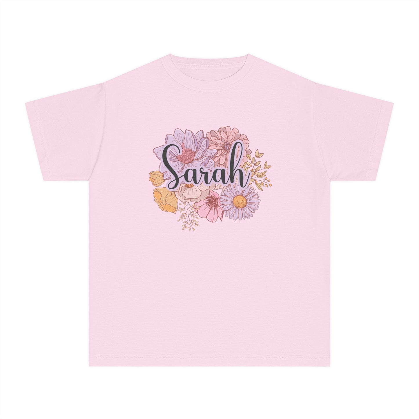 Retro Kids Name Shirt, Personalized Kids Shirt, Personalized comfort colors Shirt, Custom Name Girl Tshirt, Custom Girl Tee, Custom Boy Tee