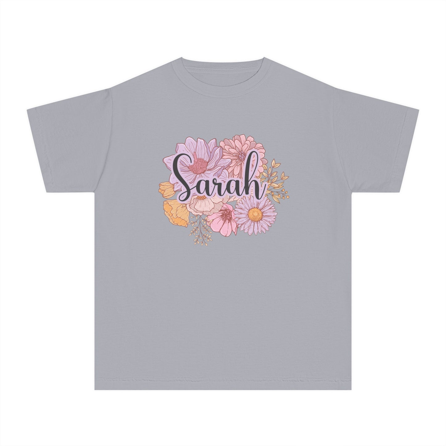 Retro Kids Name Shirt, Personalized Kids Shirt, Personalized comfort colors Shirt, Custom Name Girl Tshirt, Custom Girl Tee, Custom Boy Tee
