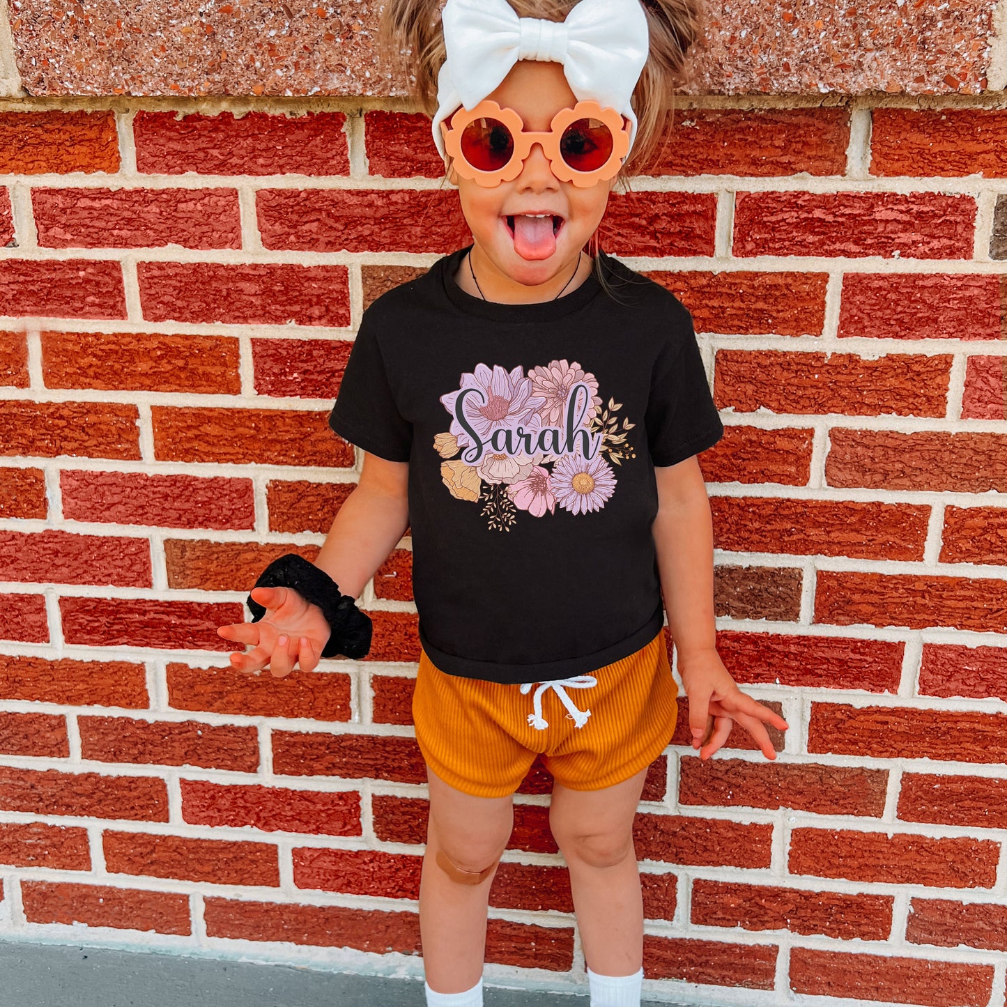 Retro Kids Name Shirt, Personalized Kids Shirt, Personalized comfort colors Shirt, Custom Name Girl Tshirt, Custom Girl Tee, Custom Boy Tee