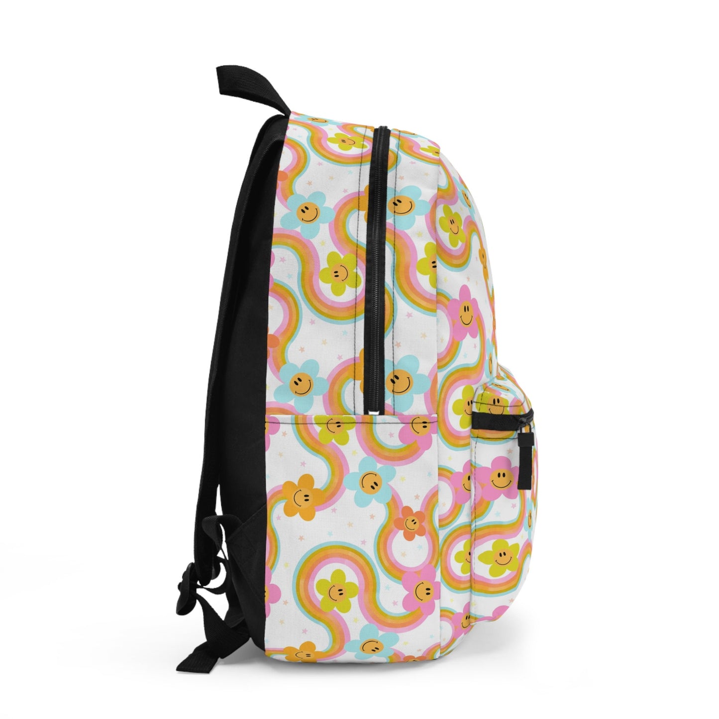 Personalized Backpack floral groovy, Back to school girls bag Kids toddler Backpack, Gifts for kids Girls Backpack, custom daycare bag