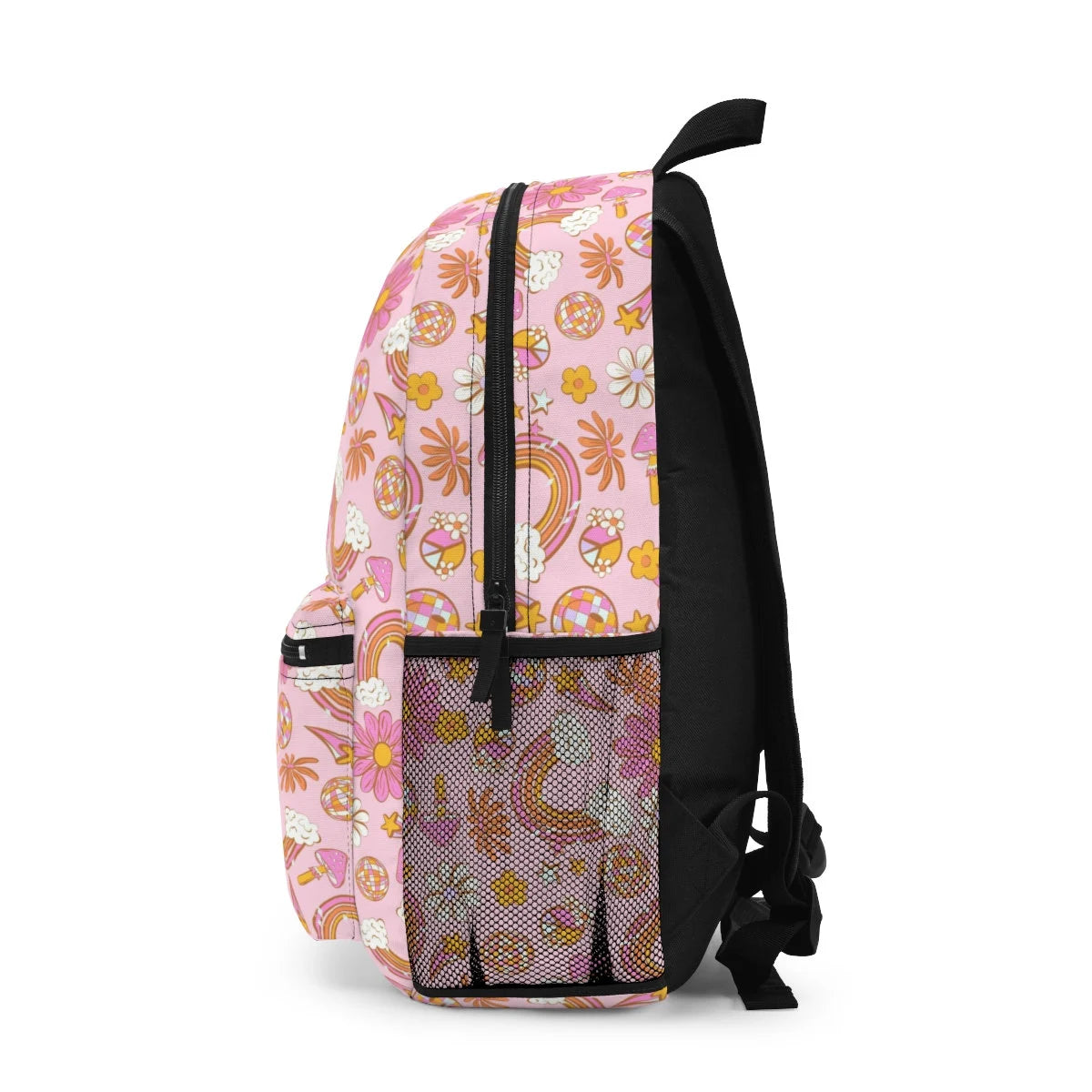 Personalized Backpack pink groovy, Back to school girls bag Kids toddler Backpack, Gifts for kids Girls Backpack, custom daycare bag