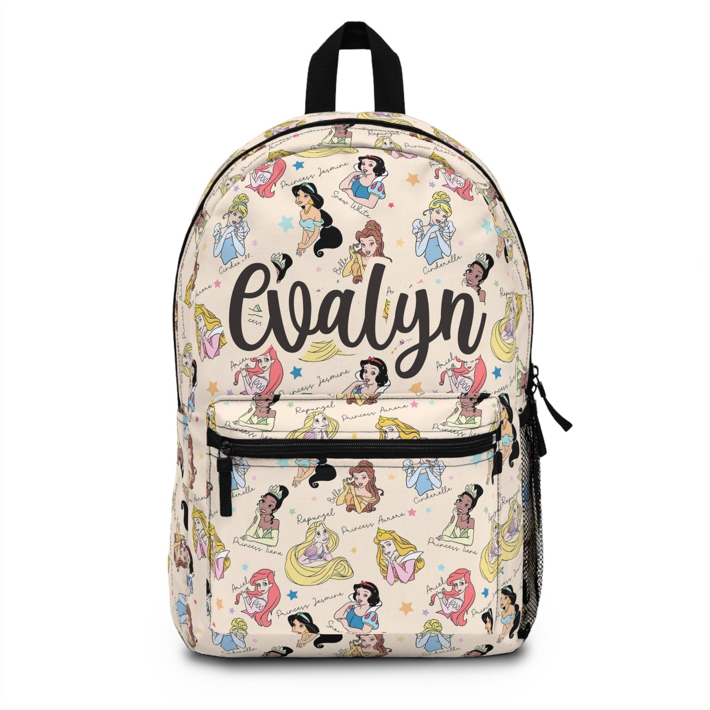 Personalized Backpack disney princesses, Back to school girls bag Kids toddler Backpack, Gifts for kids Girls Backpack, custom daycare bag
