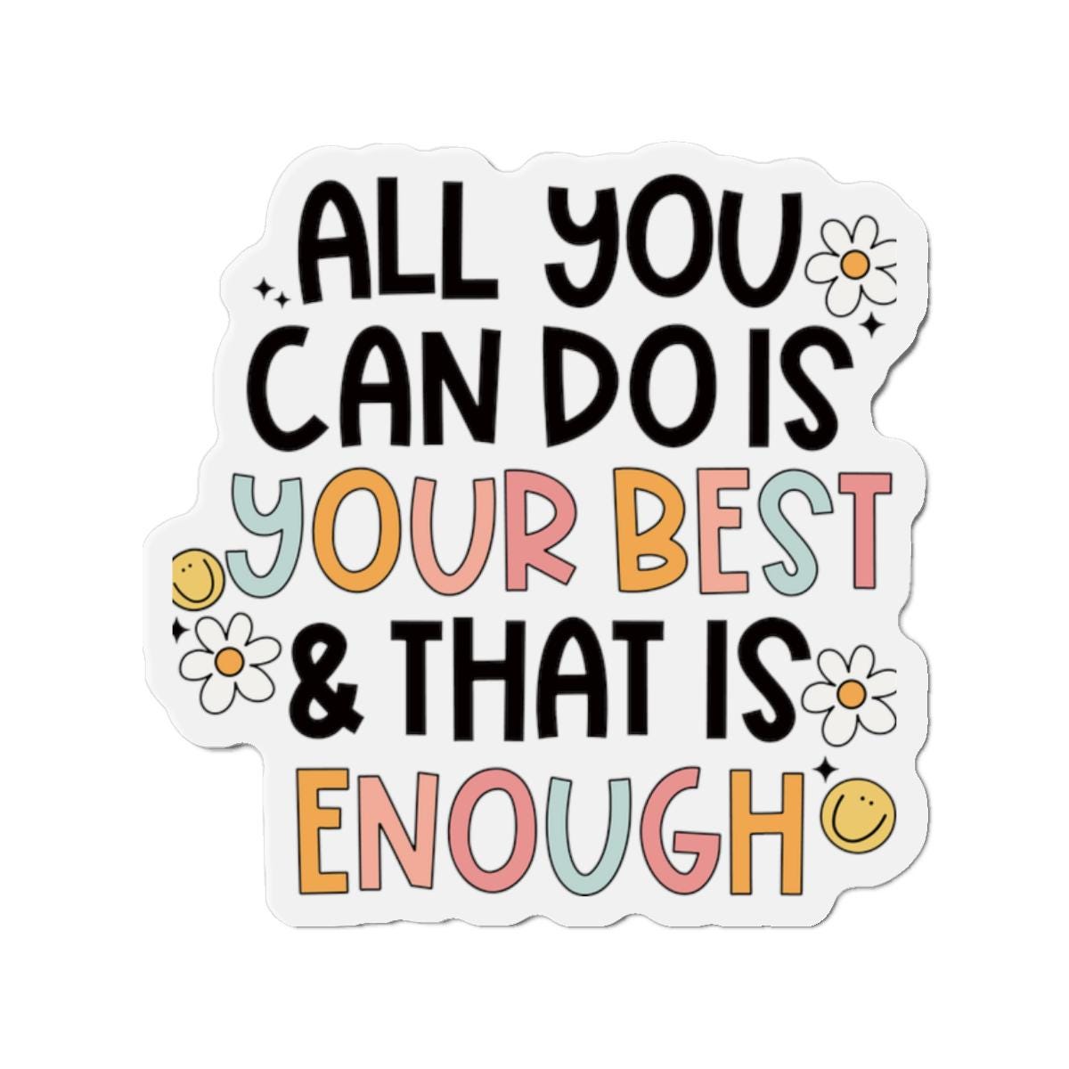 Positive affirmation fridge magnet, funny magnet, positive quote magnet, fridge decor