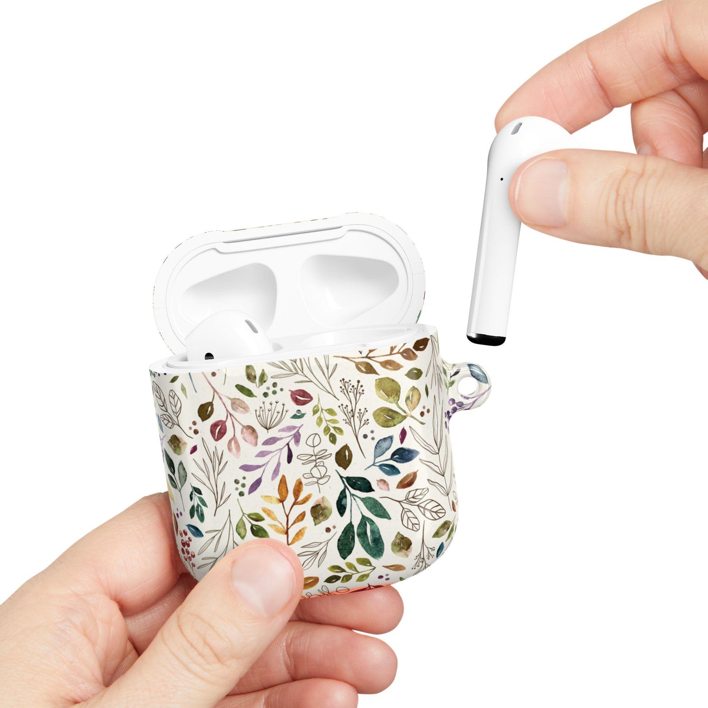 Botanical AirPod Case, Floral Design, Cute Gifts for Her, Nature Lover Accessory, Eco-Friendly Tech Case, Spring Accessories