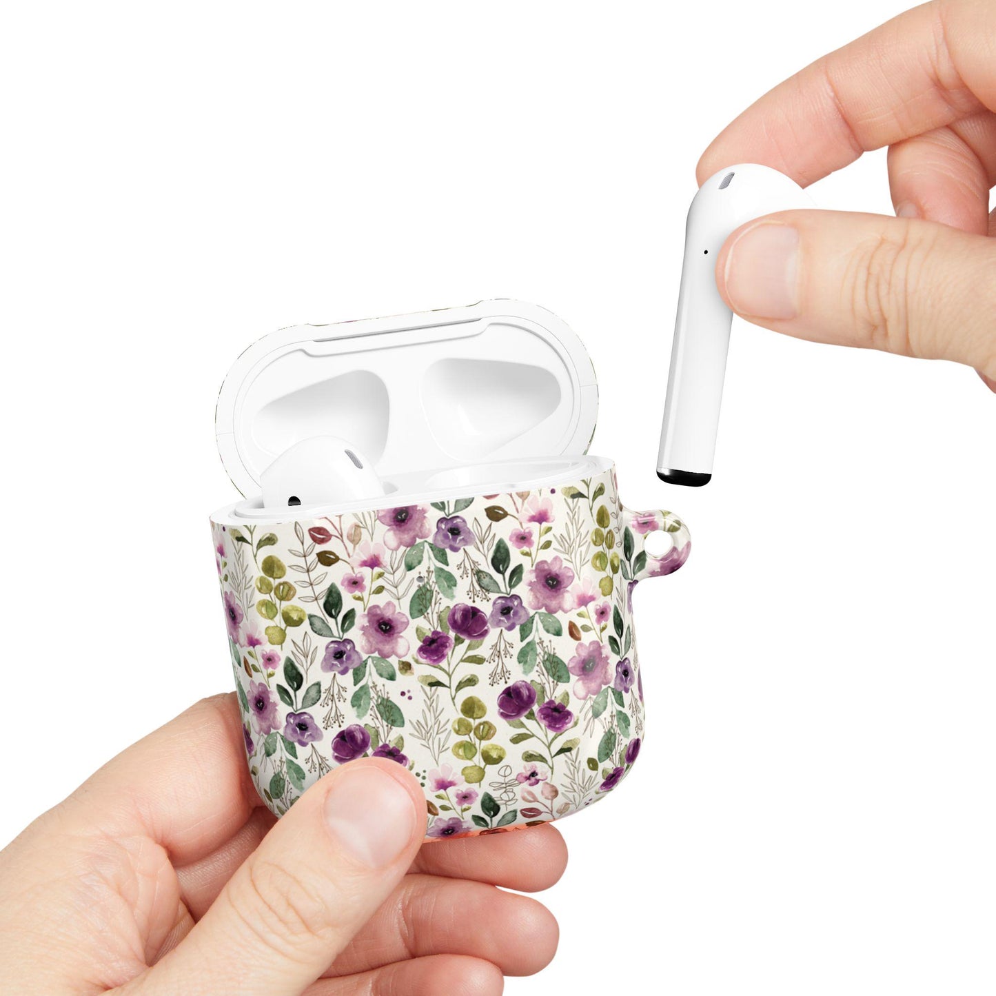 Botanical AirPod Case, Floral Design, Cute Gifts for Her, Nature Lover Accessory, Eco-Friendly Tech Case, Spring Accessories