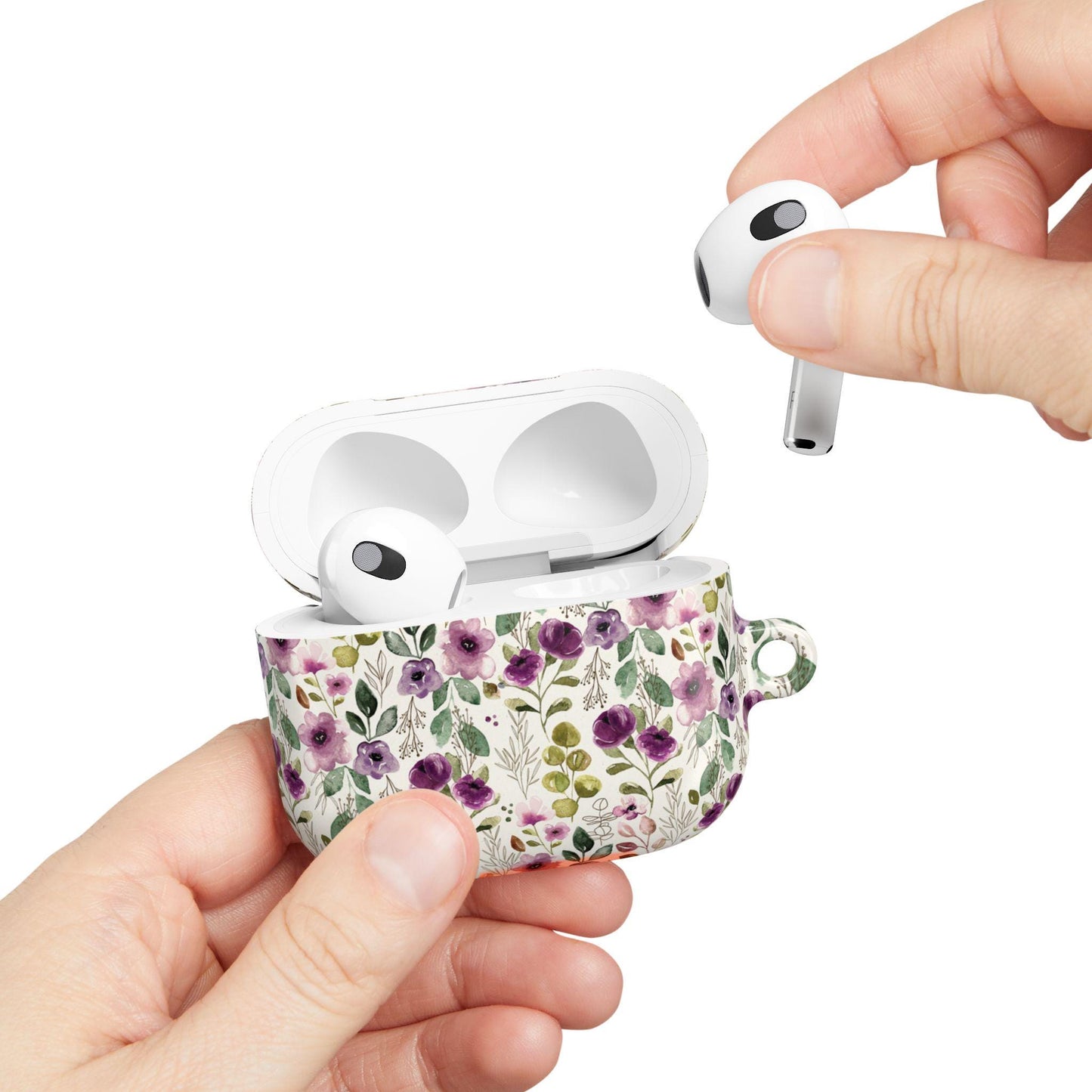 Botanical AirPod Case, Floral Design, Cute Gifts for Her, Nature Lover Accessory, Eco-Friendly Tech Case, Spring Accessories