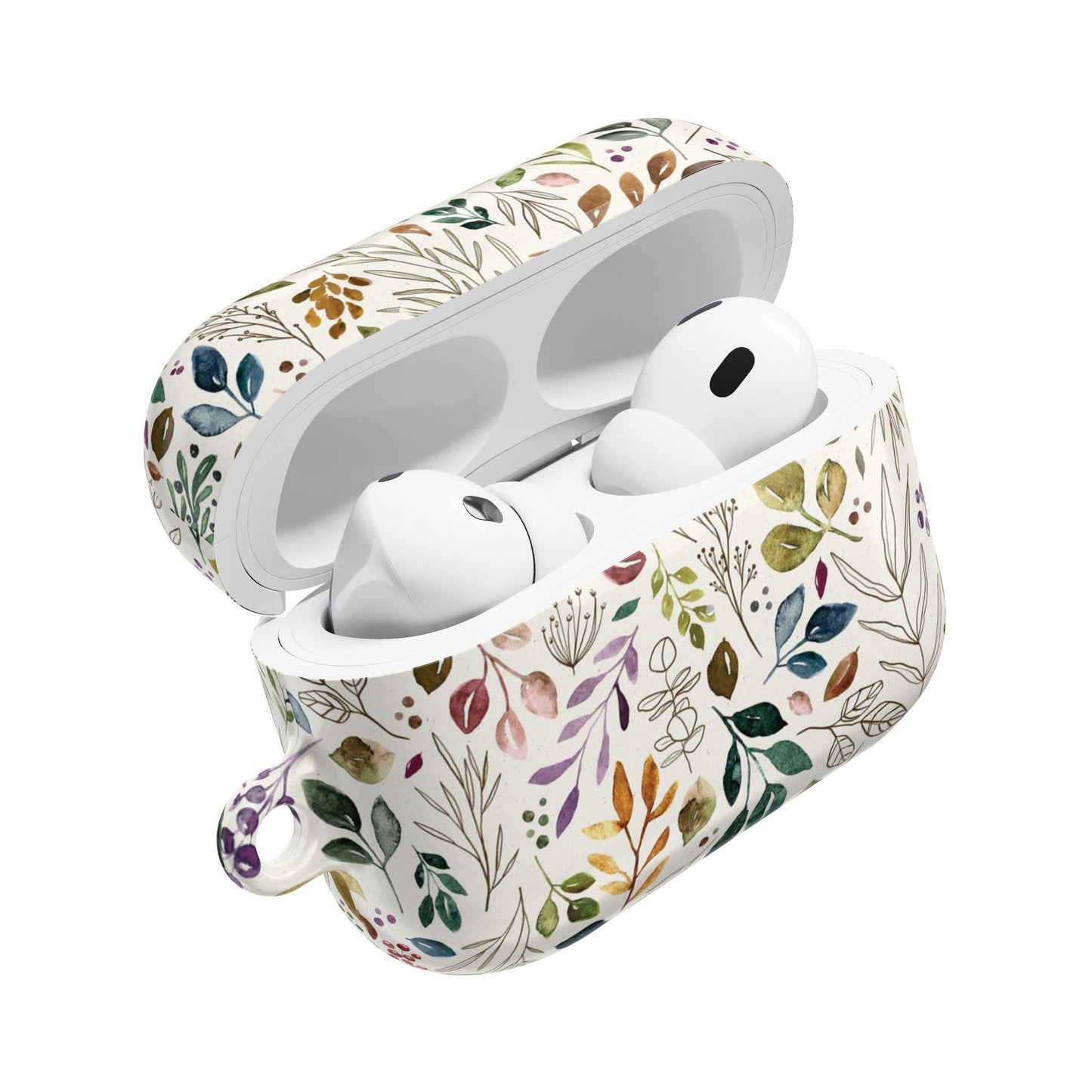 Botanical AirPod Case, Floral Design, Cute Gifts for Her, Nature Lover Accessory, Eco-Friendly Tech Case, Spring Accessories