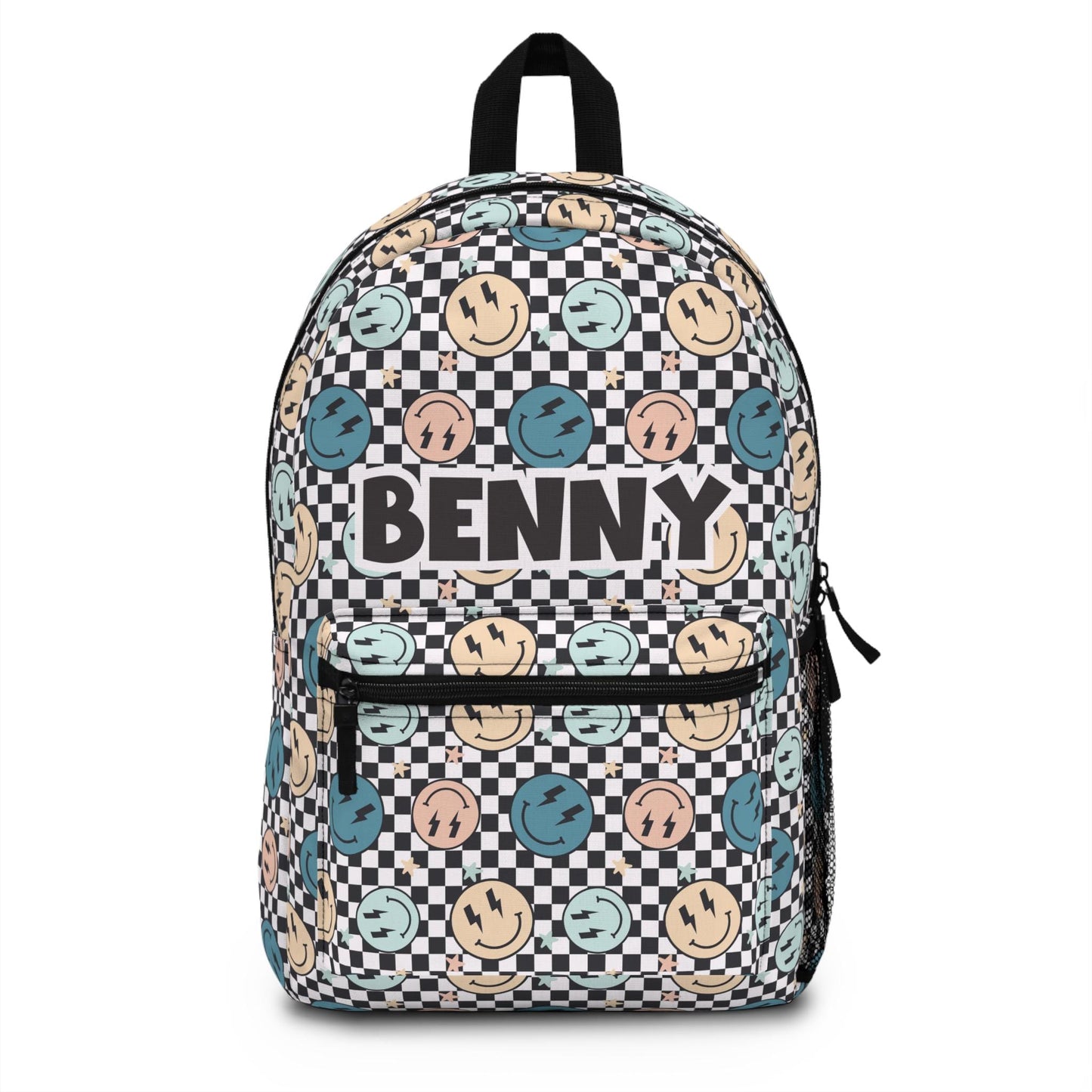 Personalized Backpack smiley face, Back to school boys bag Kids toddler Backpack, Gifts for kids Girls and Boys Backpack, custom daycare bag