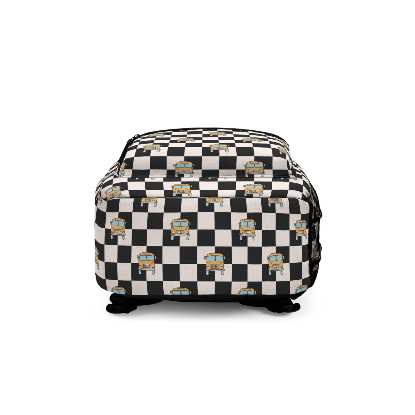 Personalized Backpack Checkered, Back to school boys bag Kids toddler Backpack, Gifts for kids school bus Backpack, custom daycare bag