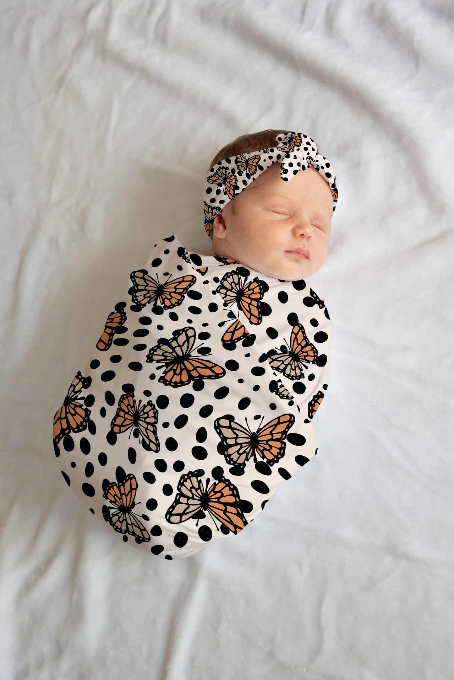 Personalized Butterfly Swaddle Set