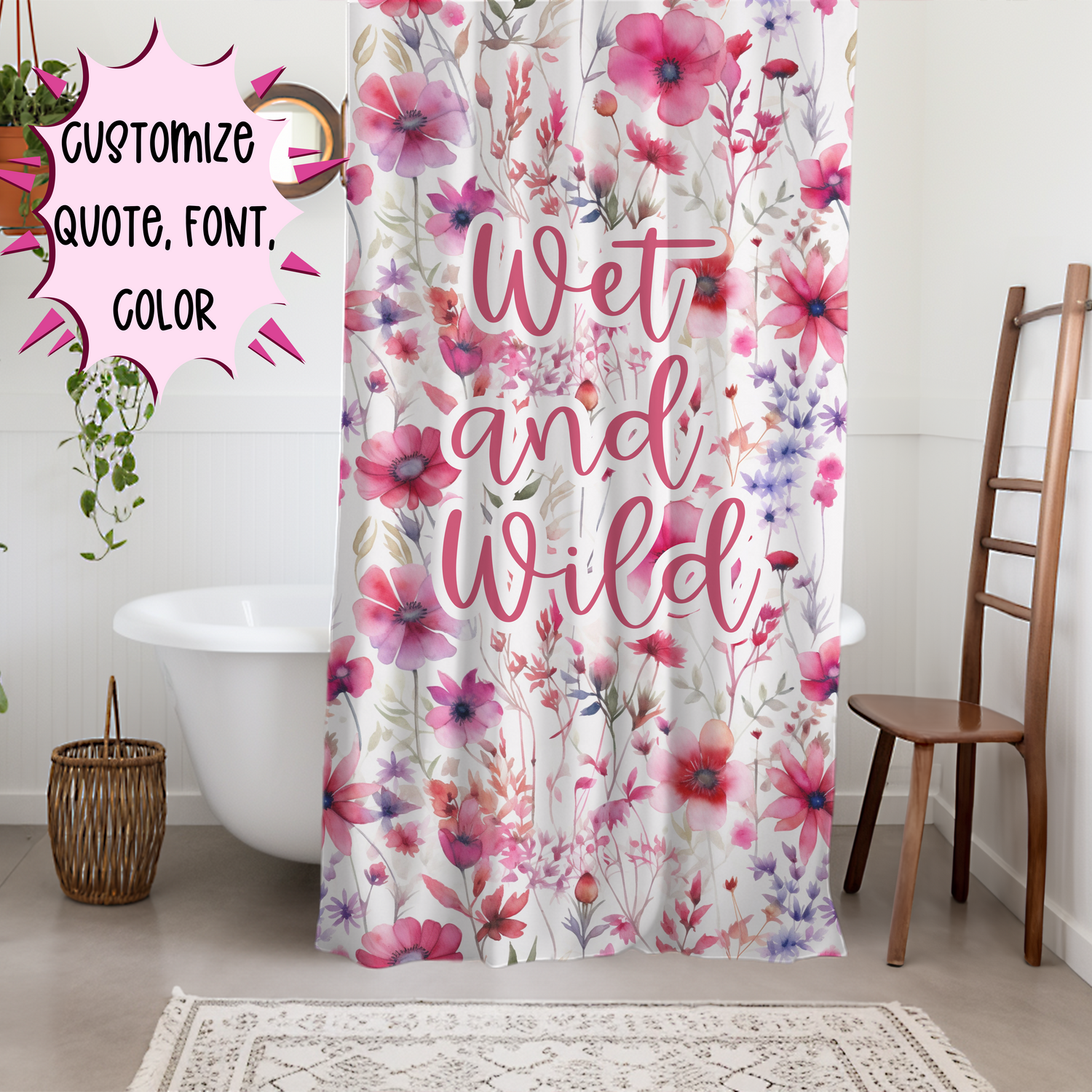 Custom Shower Curtains and Home Decor