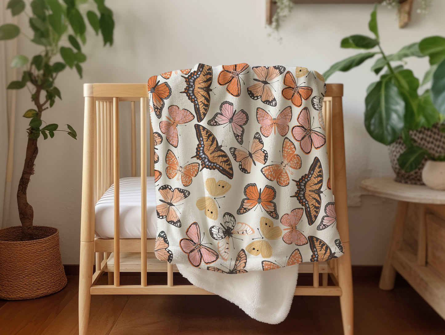 Personalized Butterfly Blanket