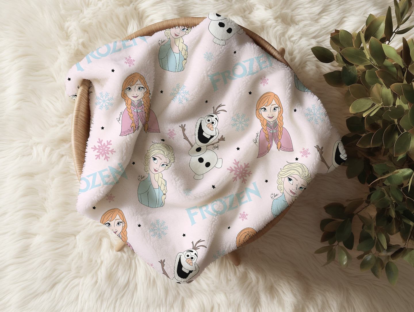 Personalized Disney Frozen Blanket