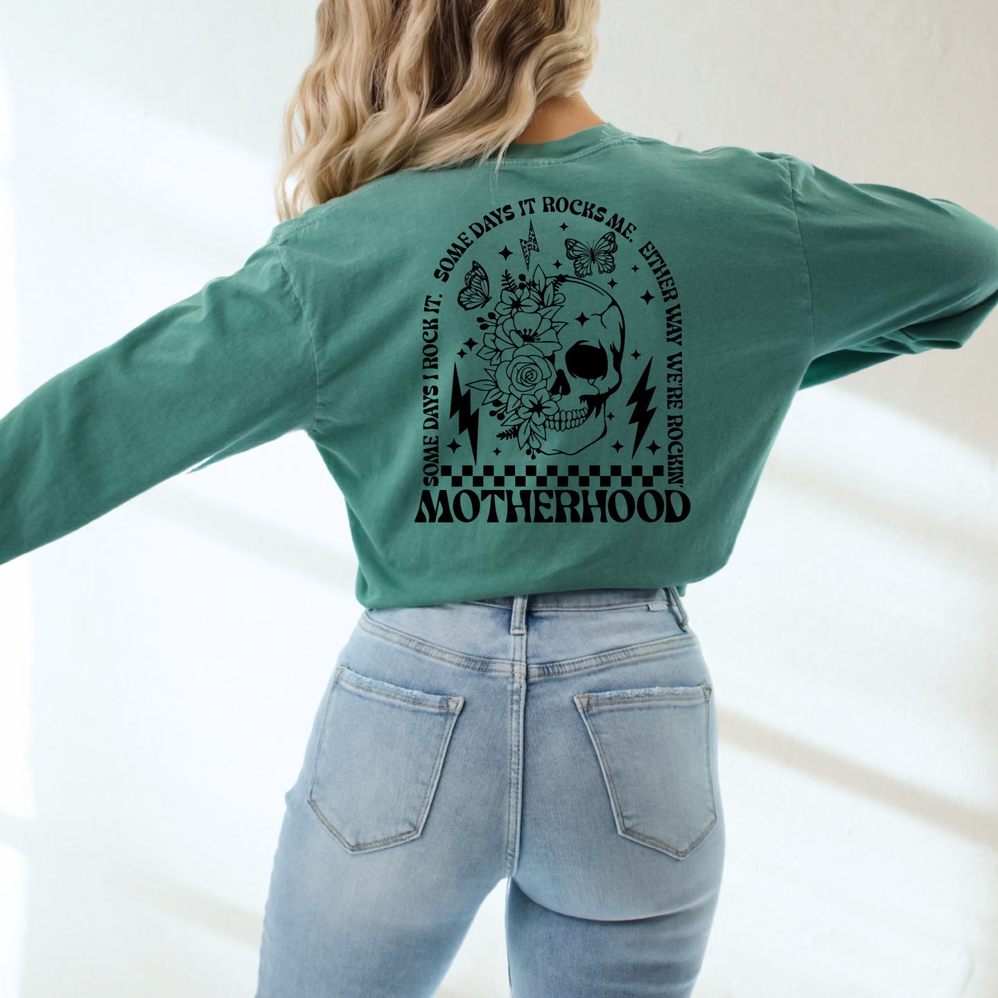 Rocking Motherhood Comfort Colors Sweater