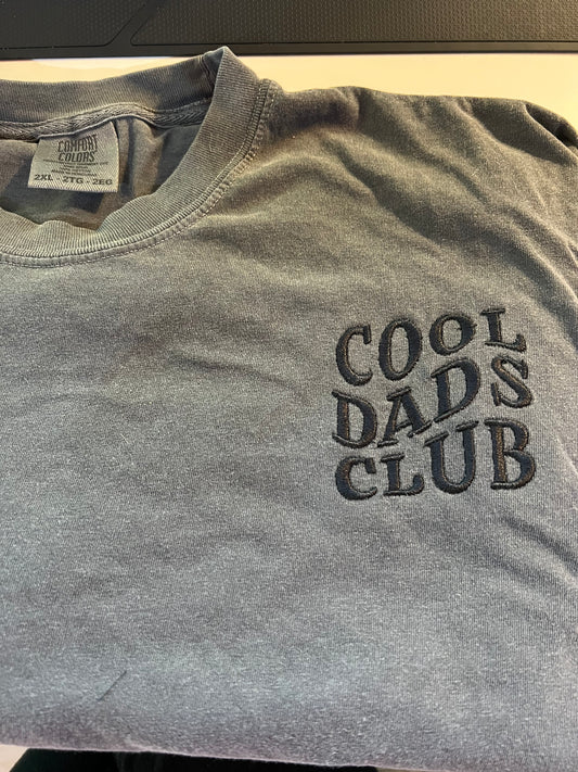 Cool dads club Embroidered t-shirt Comfort Colors