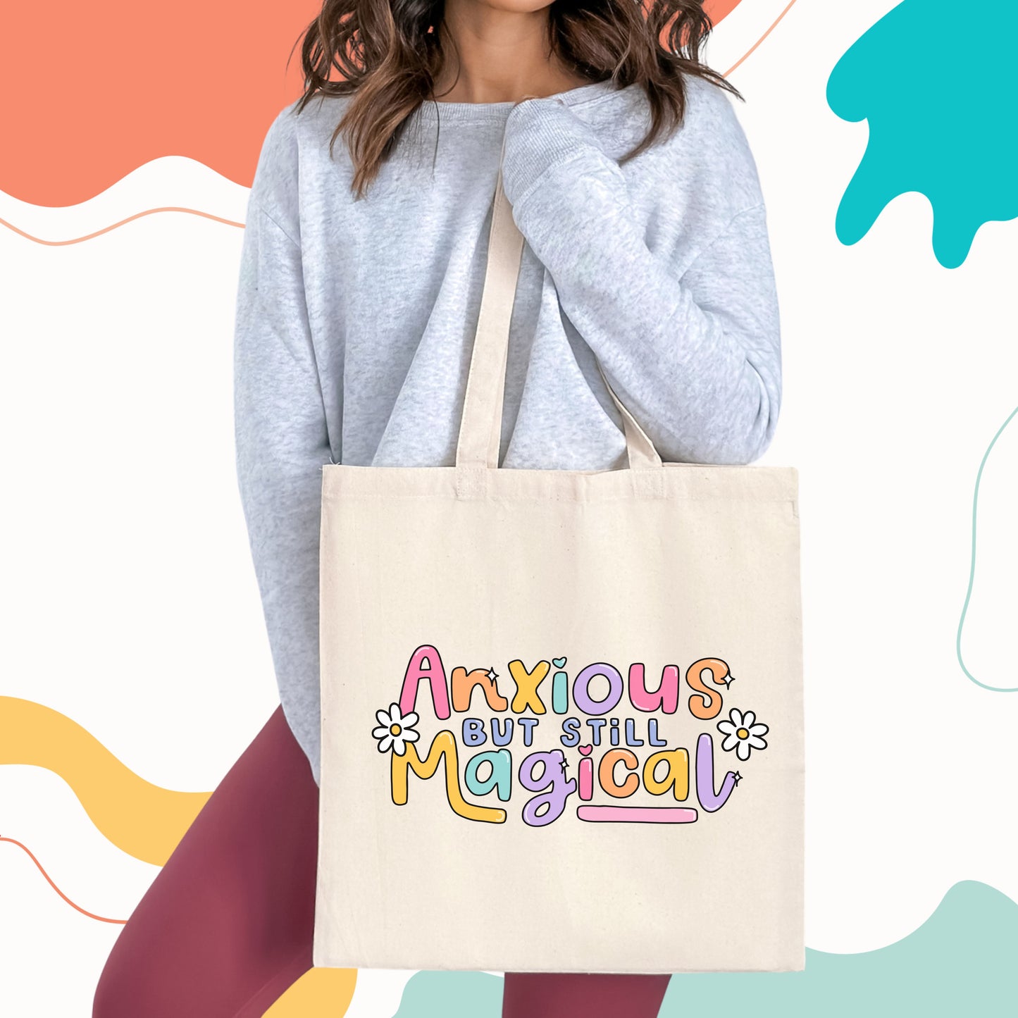 Anxious but still magical Cotton Canvas Tote Bag