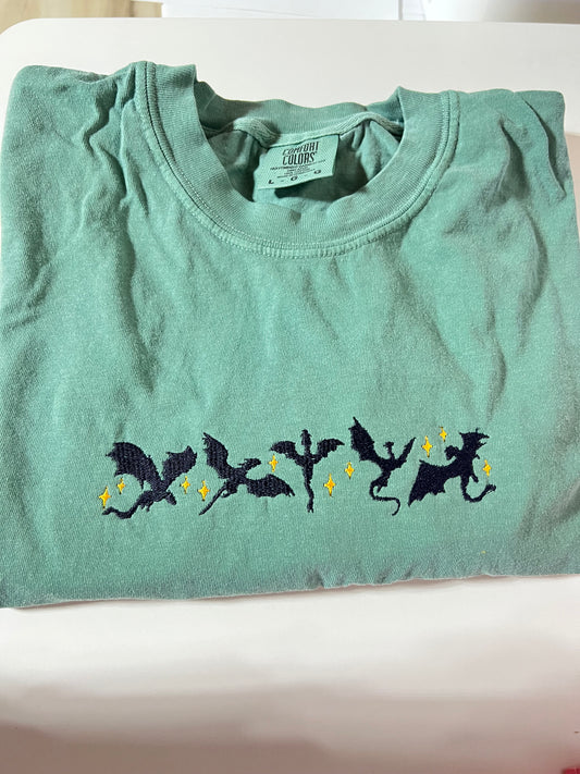 Forth Wing Embroidered Tshirt