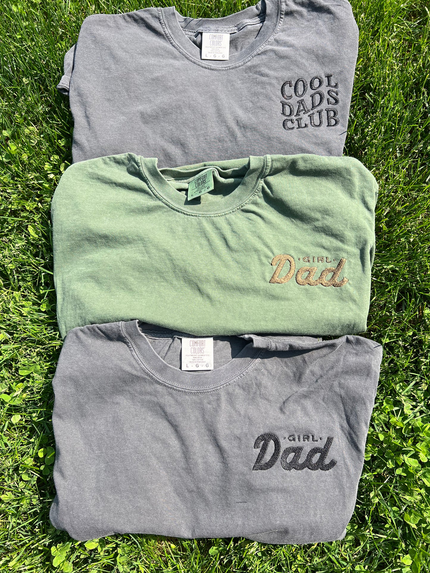 Cool dads club Embroidered t-shirt Comfort Colors