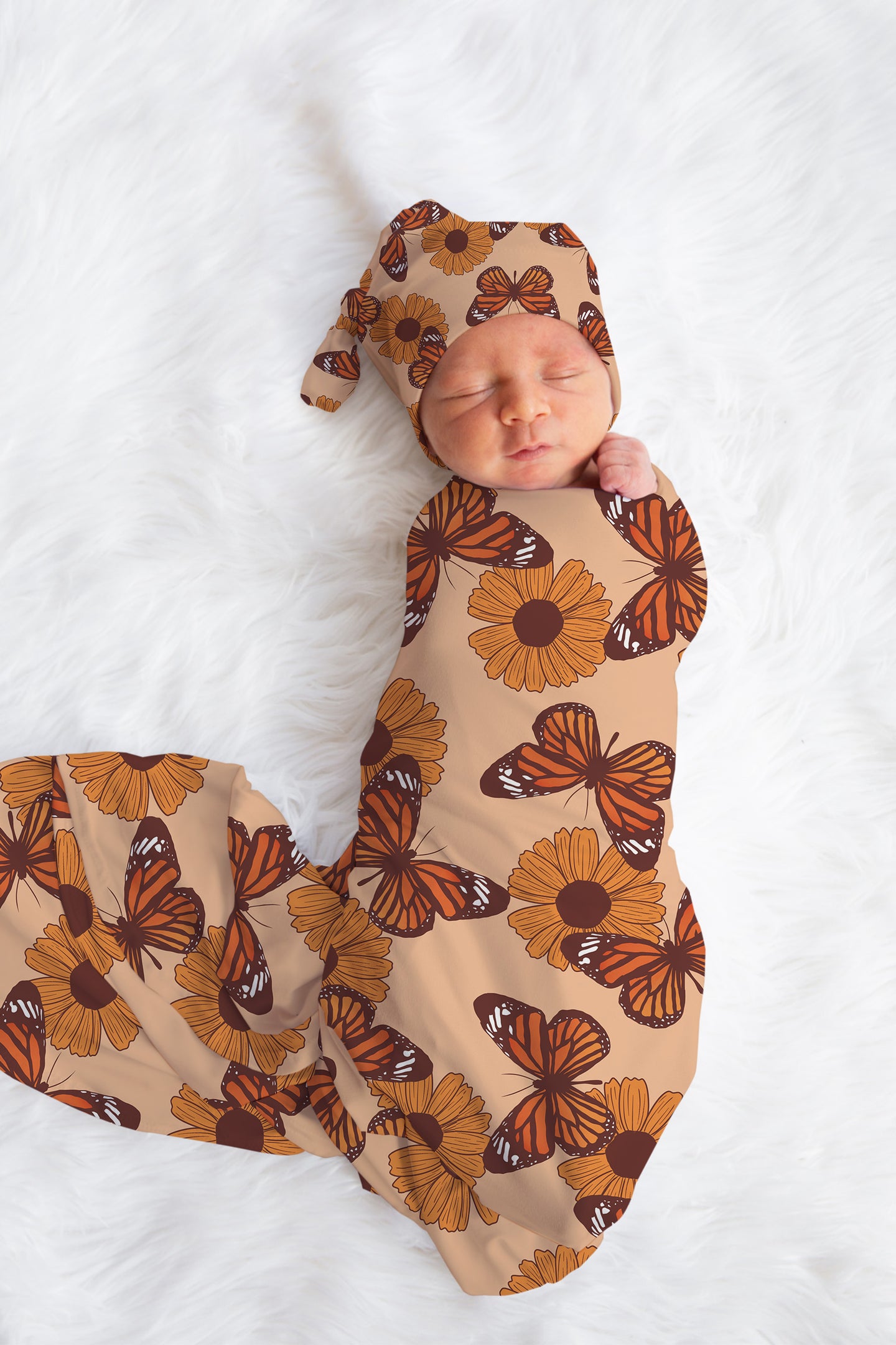 Personalized Butterfly Swaddle Set