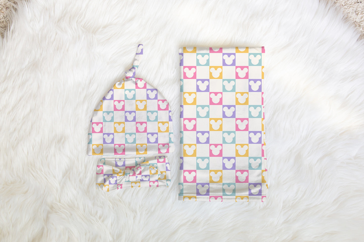 Personalized Disney Swaddle Set