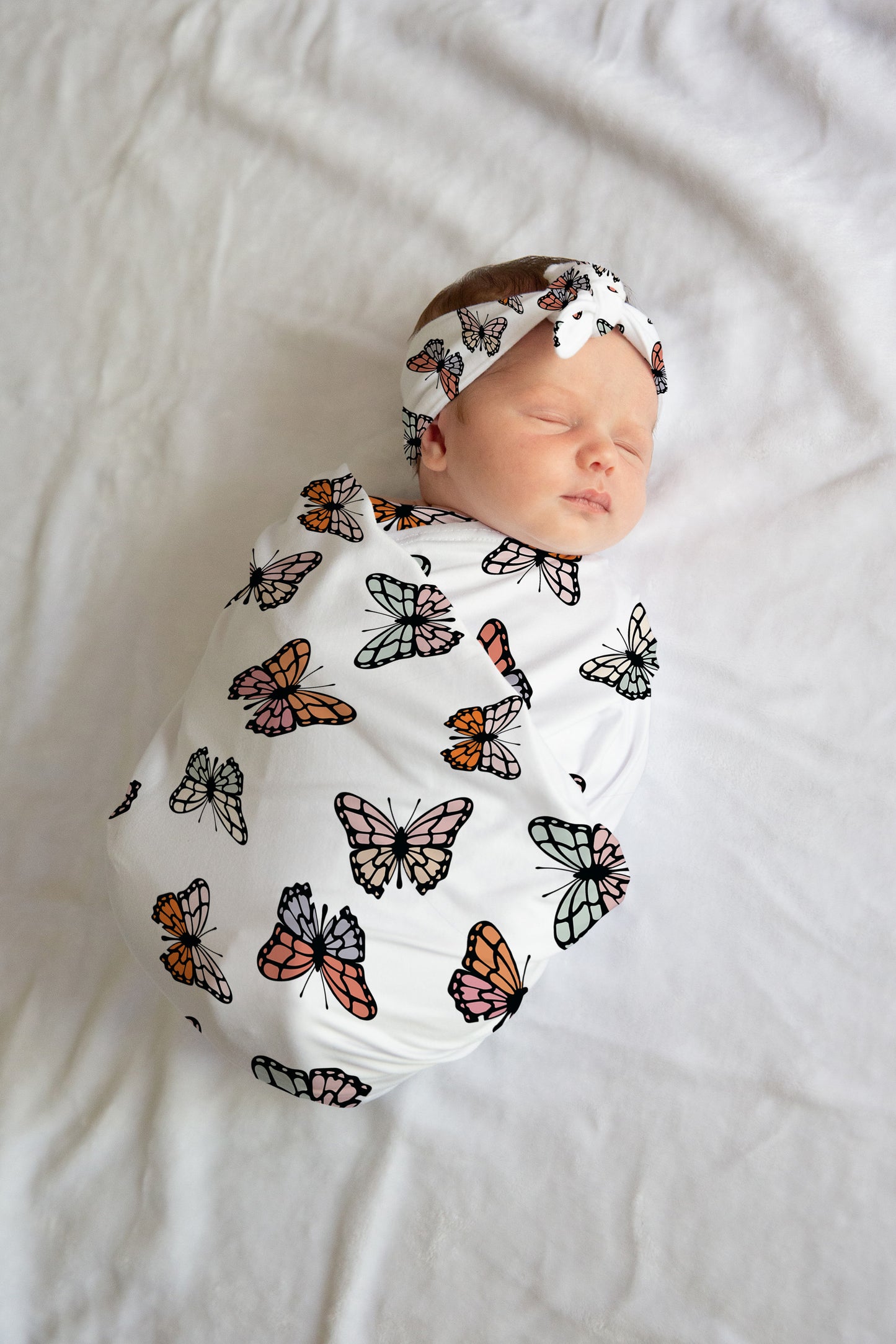 Personalized Butterfly Swaddle Set