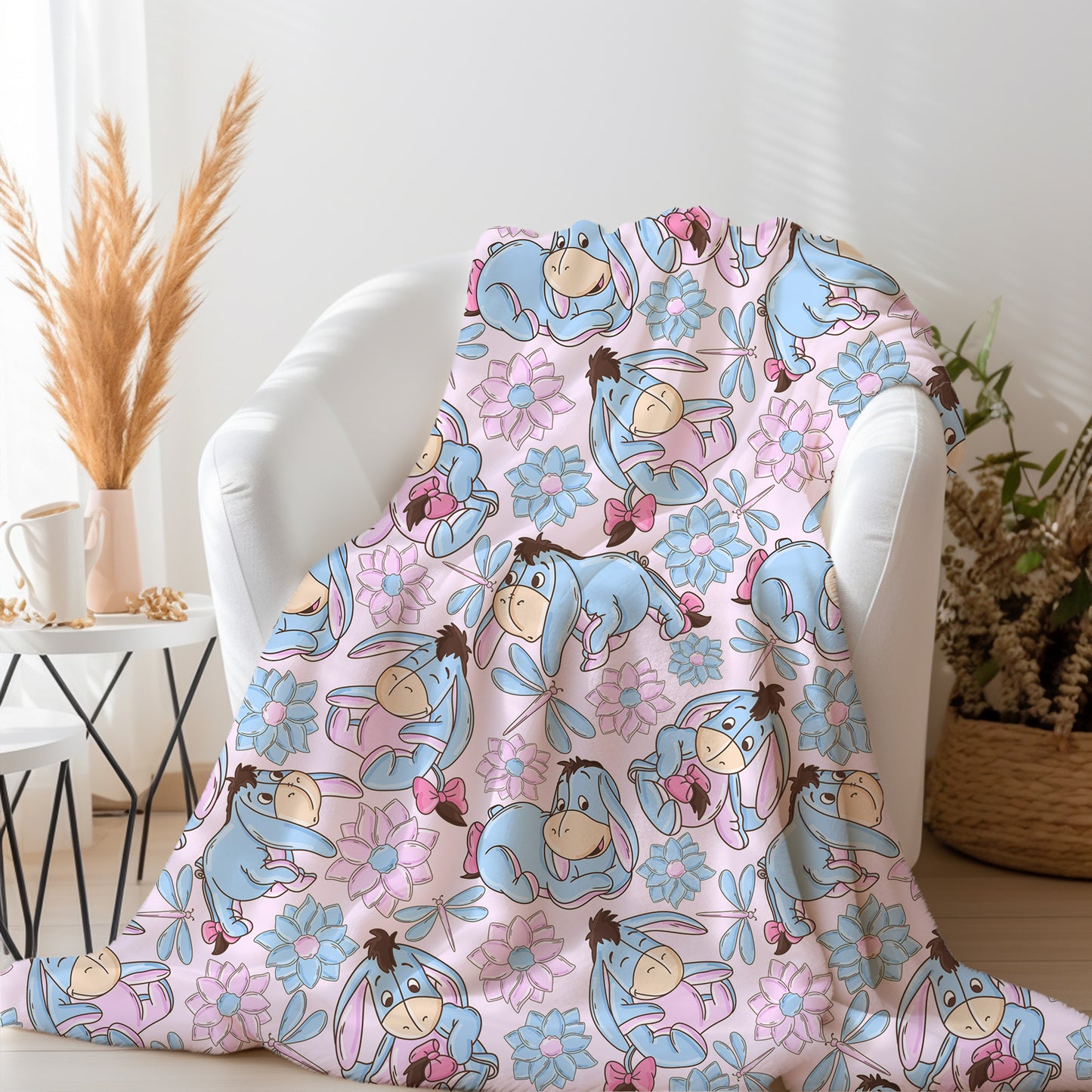 Personalized Eeyore Winnie the Pooh Blanket