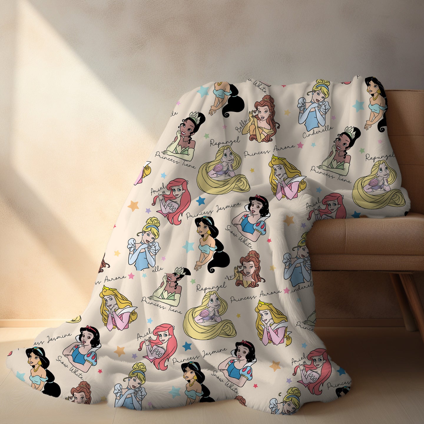 Personalized Disney Princesses Blanket