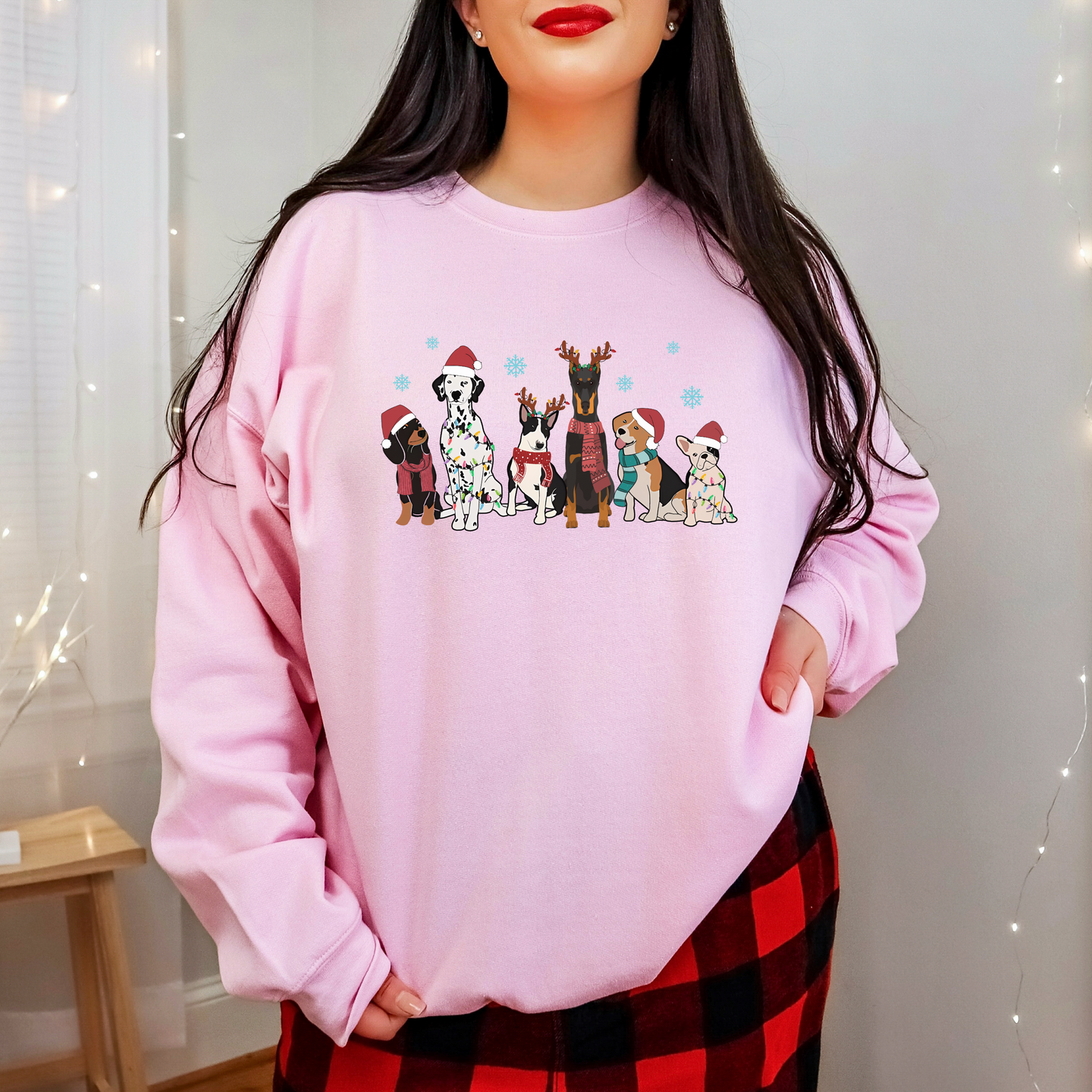 Christmas Dog Sweatshirt - Sizes small to 5XL