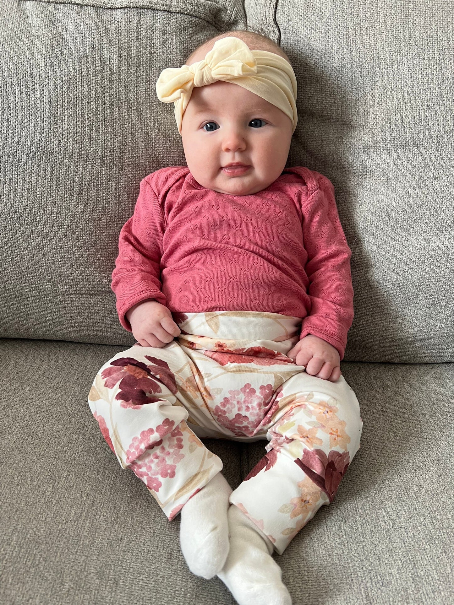 Boho Floral Baby Harem Pants