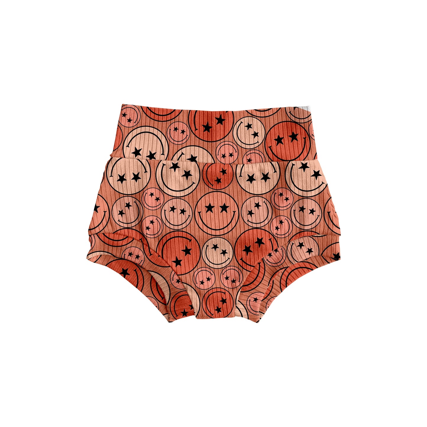 Smiley Face Baby and Kids bummies Shorts