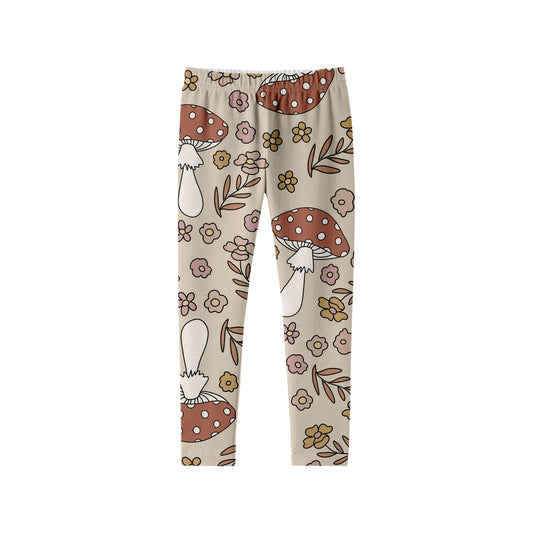 Baby and Kids cottagecore mushroom leggings