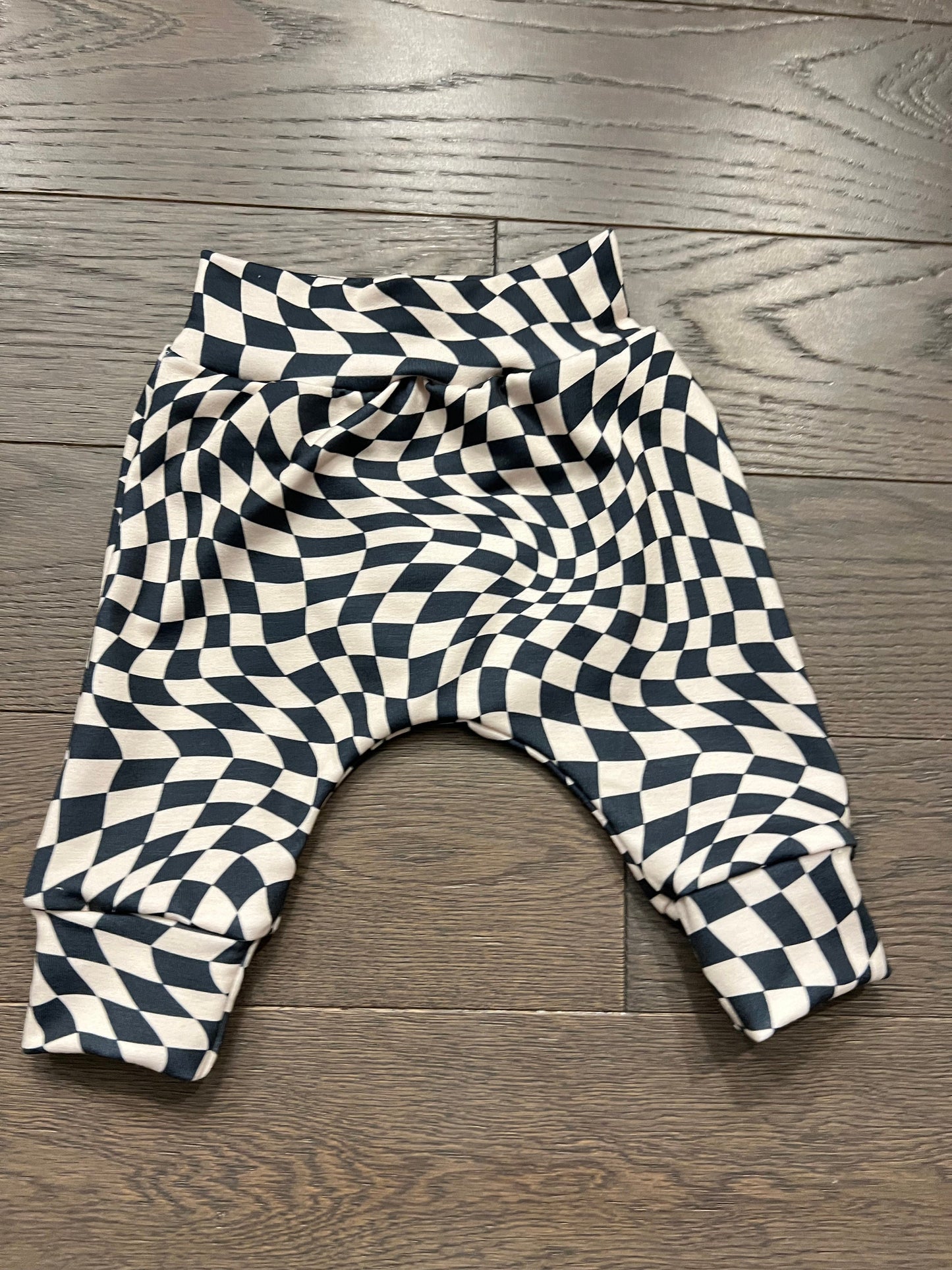 Checkered Harem Pants for Baby and Kids