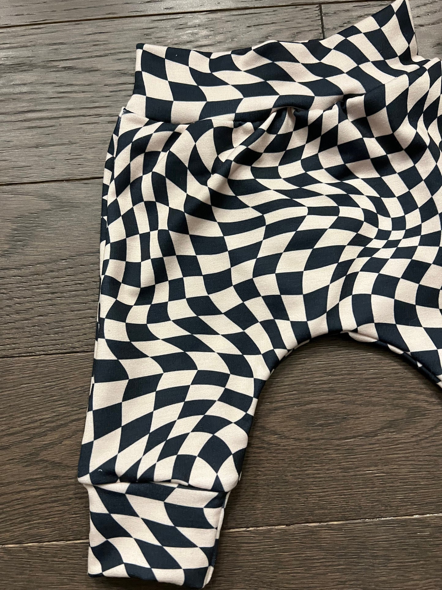 Checkered Harem Pants for Baby and Kids