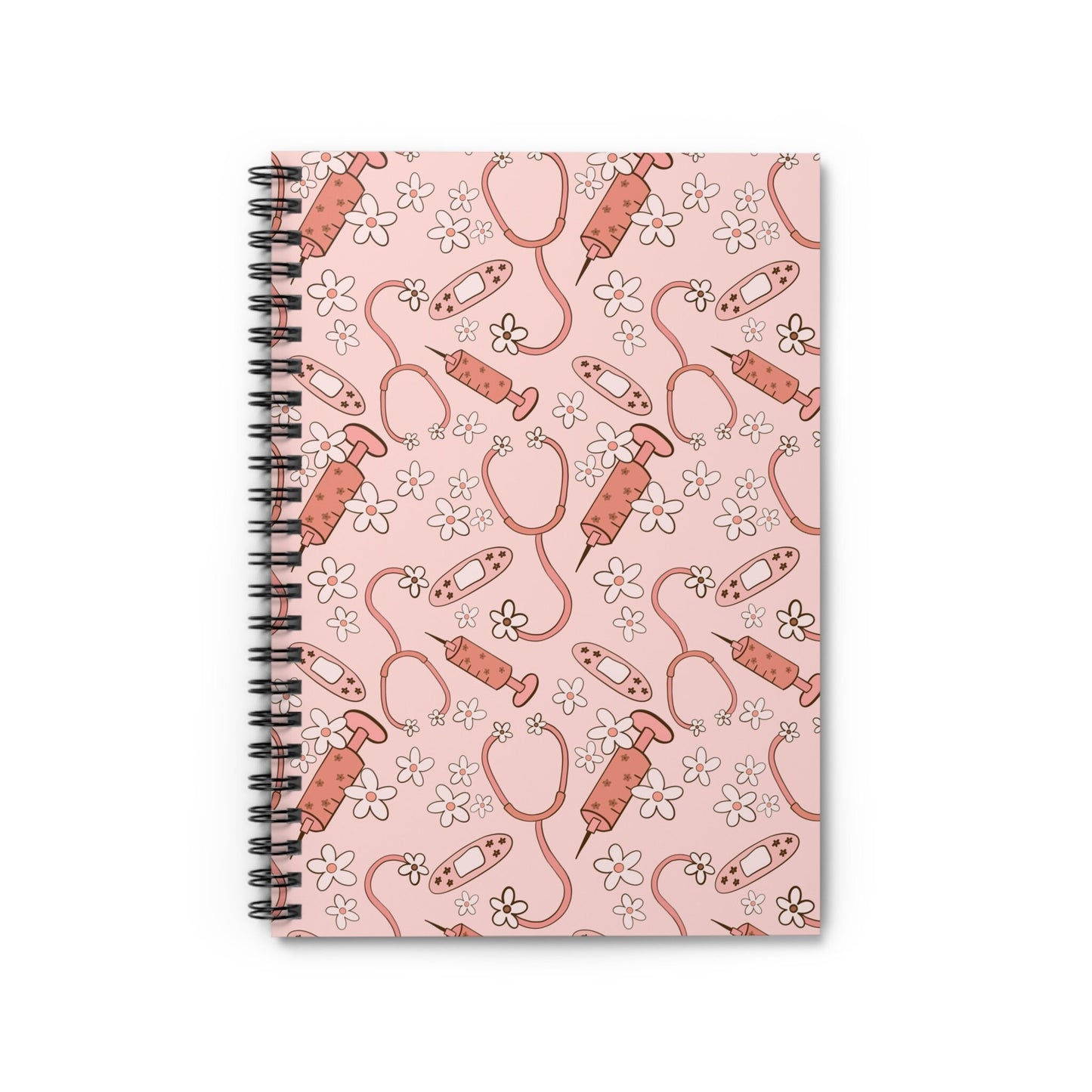 Pink Retro Nursing Notebook