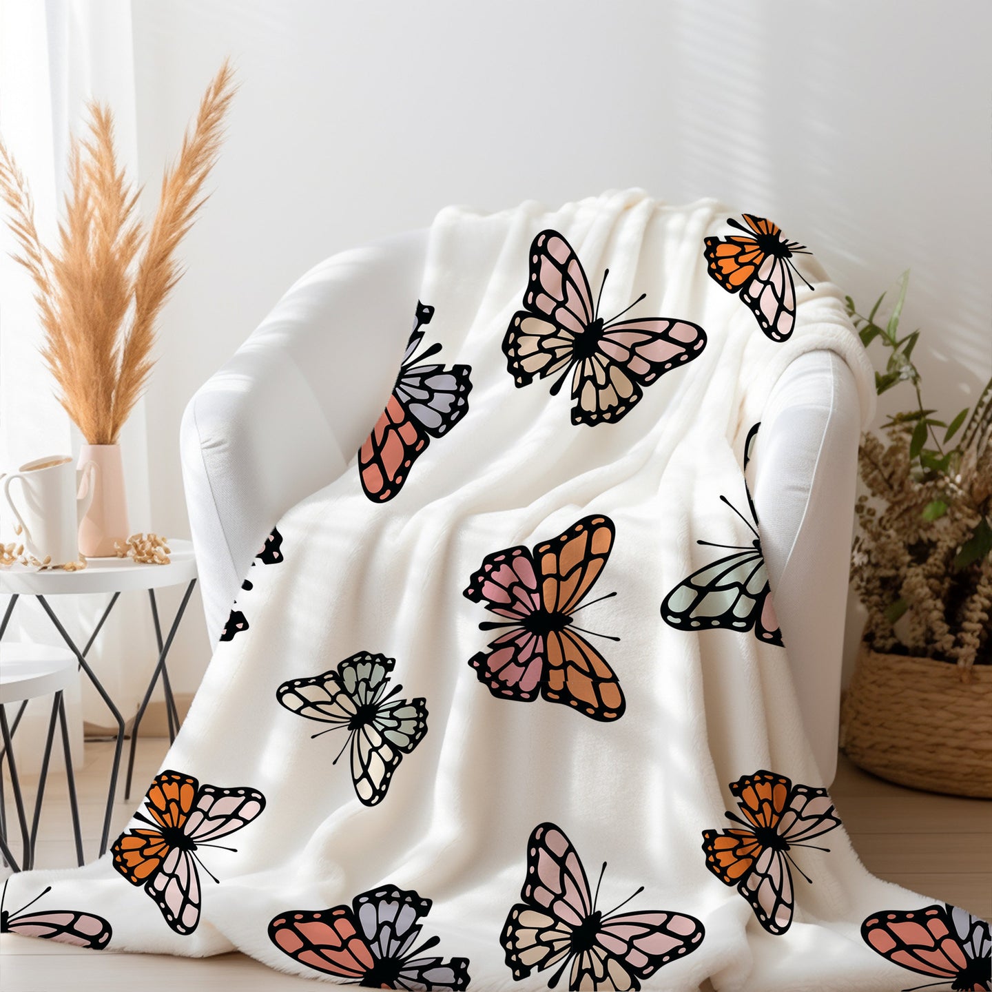 Personalized Butterfly Blanket