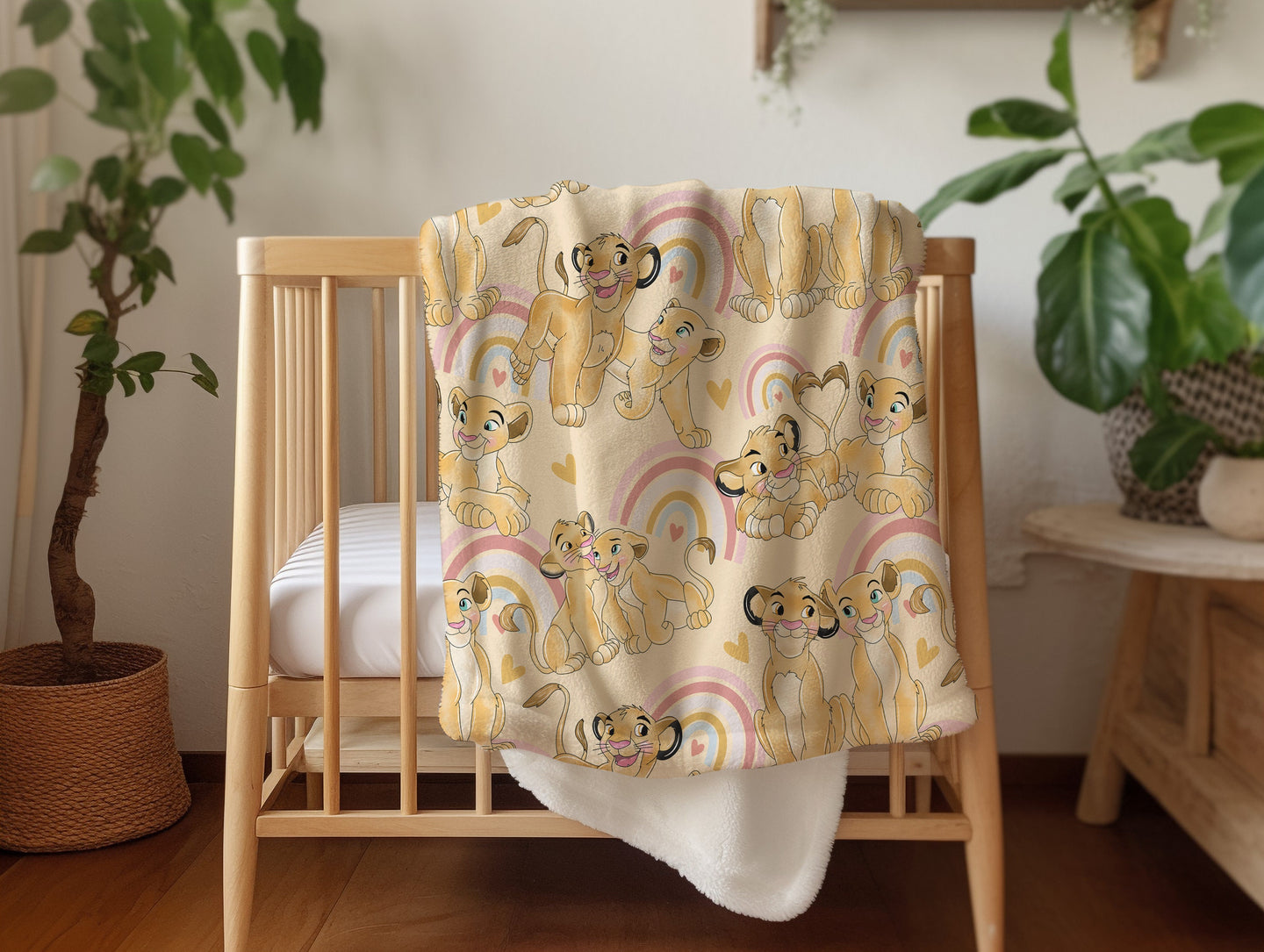 Personalized Lion King Blanket