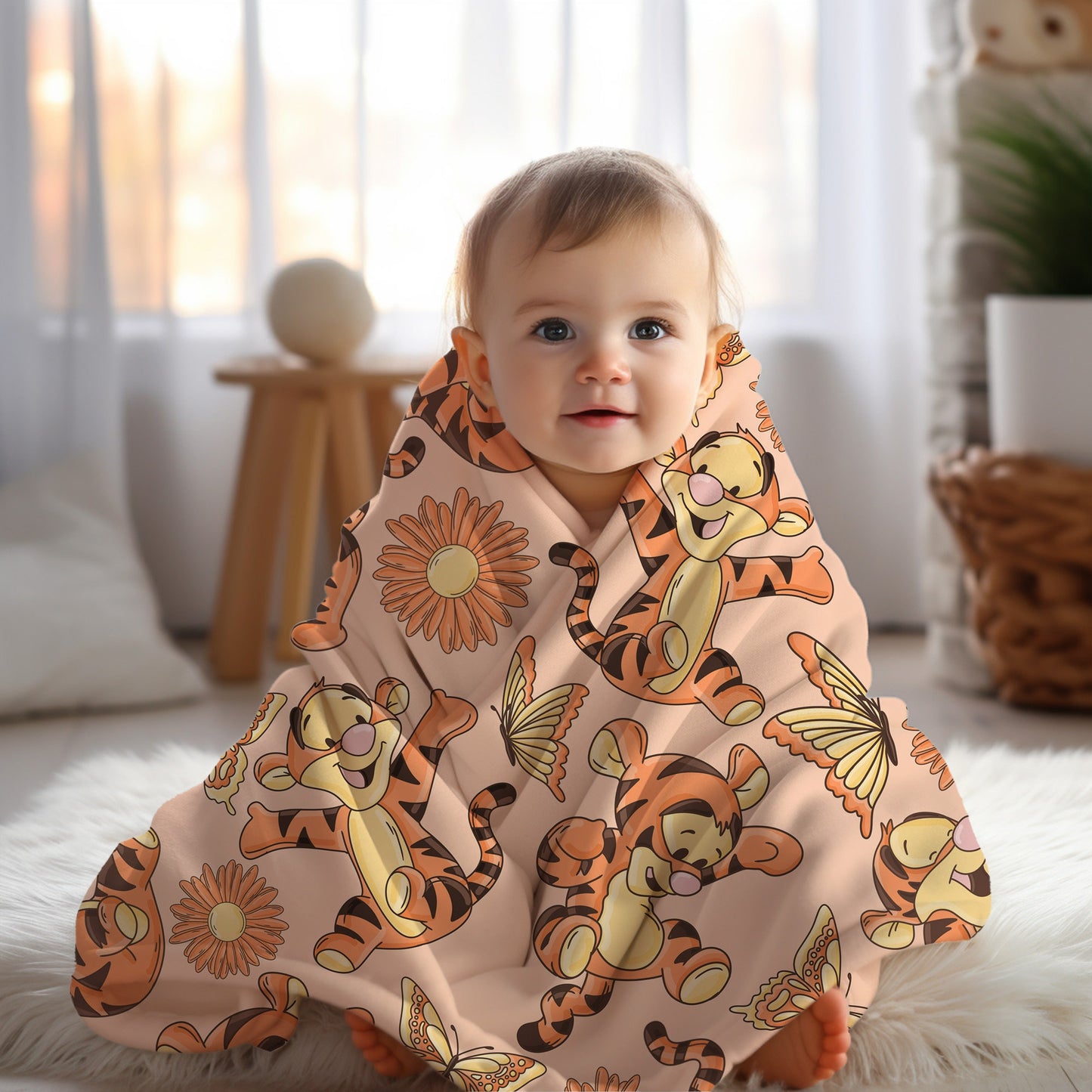 Tigger Winnie the Pooh Baby Blanket