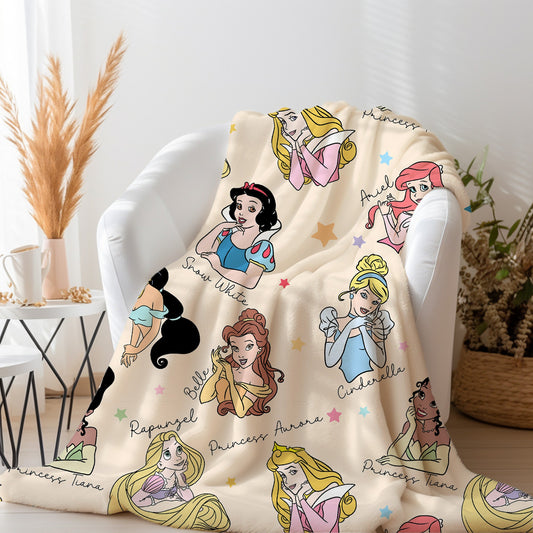 Disney Princesses Blanket PERSONALIZABLE