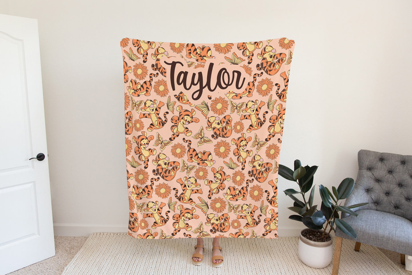 Tigger Winnie the Pooh Baby Blanket