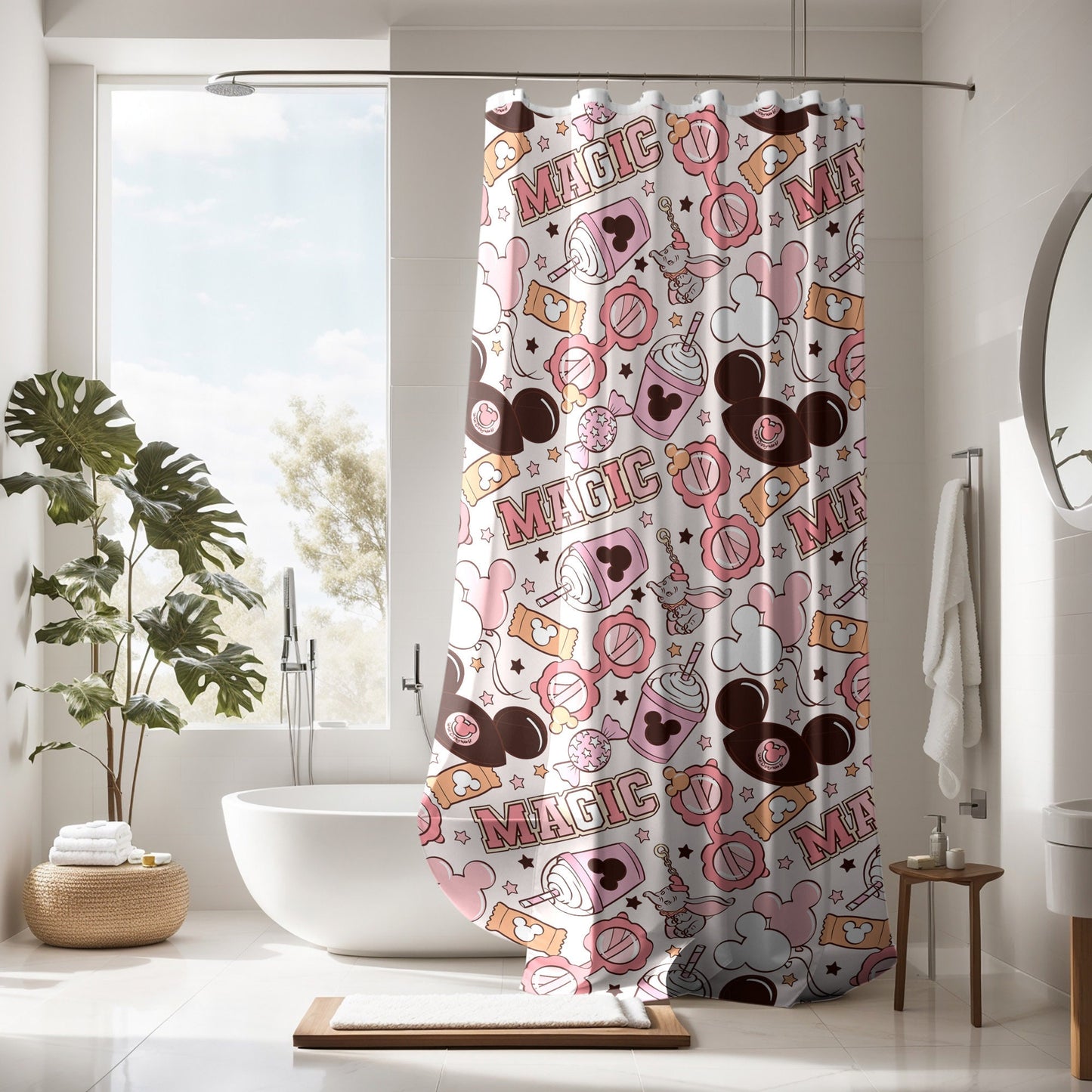 Personalized Disney Shower Curtain